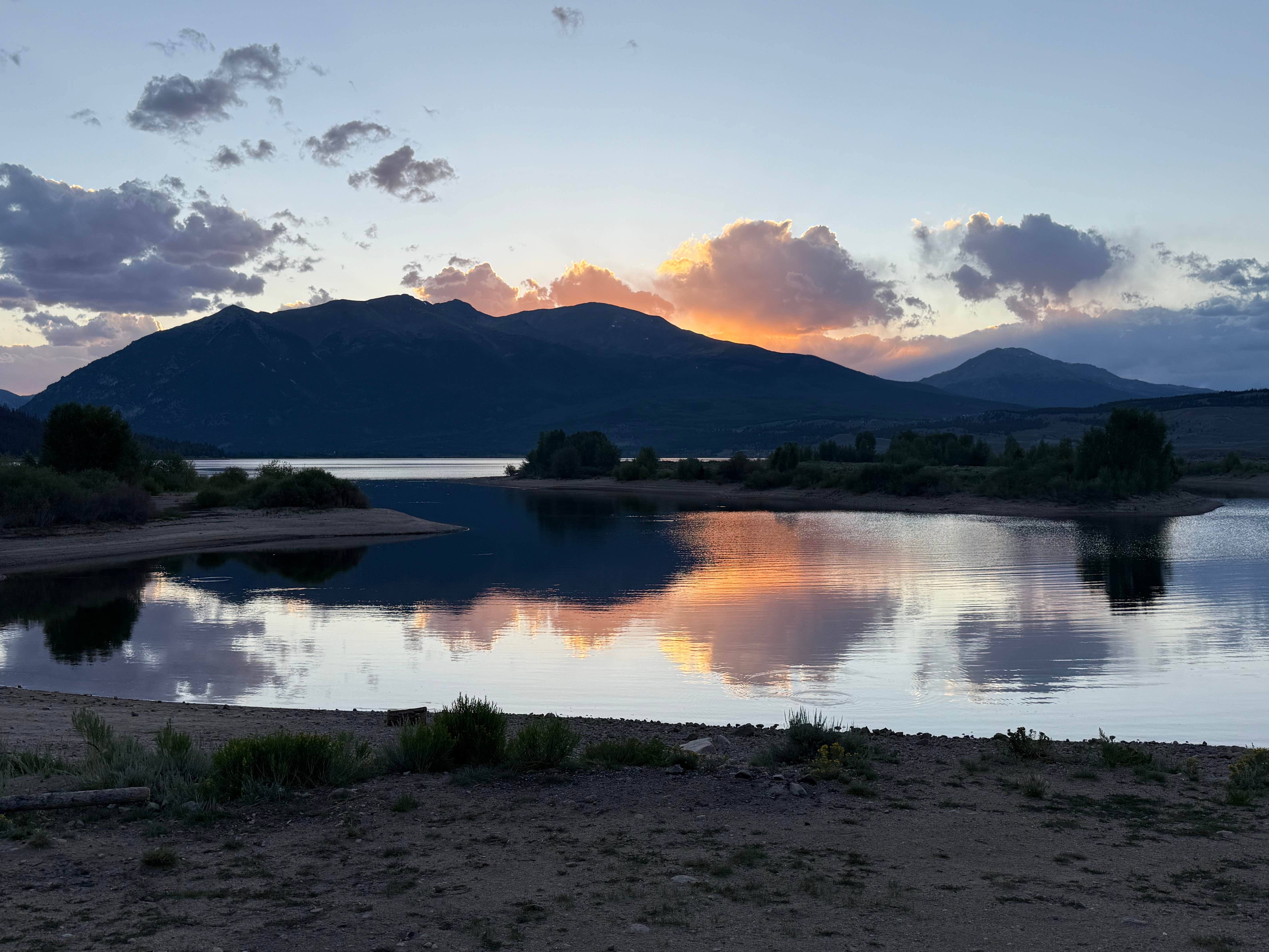 Kevin K.'s photo of a dispersed camping area at Twin Lakes Overlook Dispersed Camping near Granite, CO