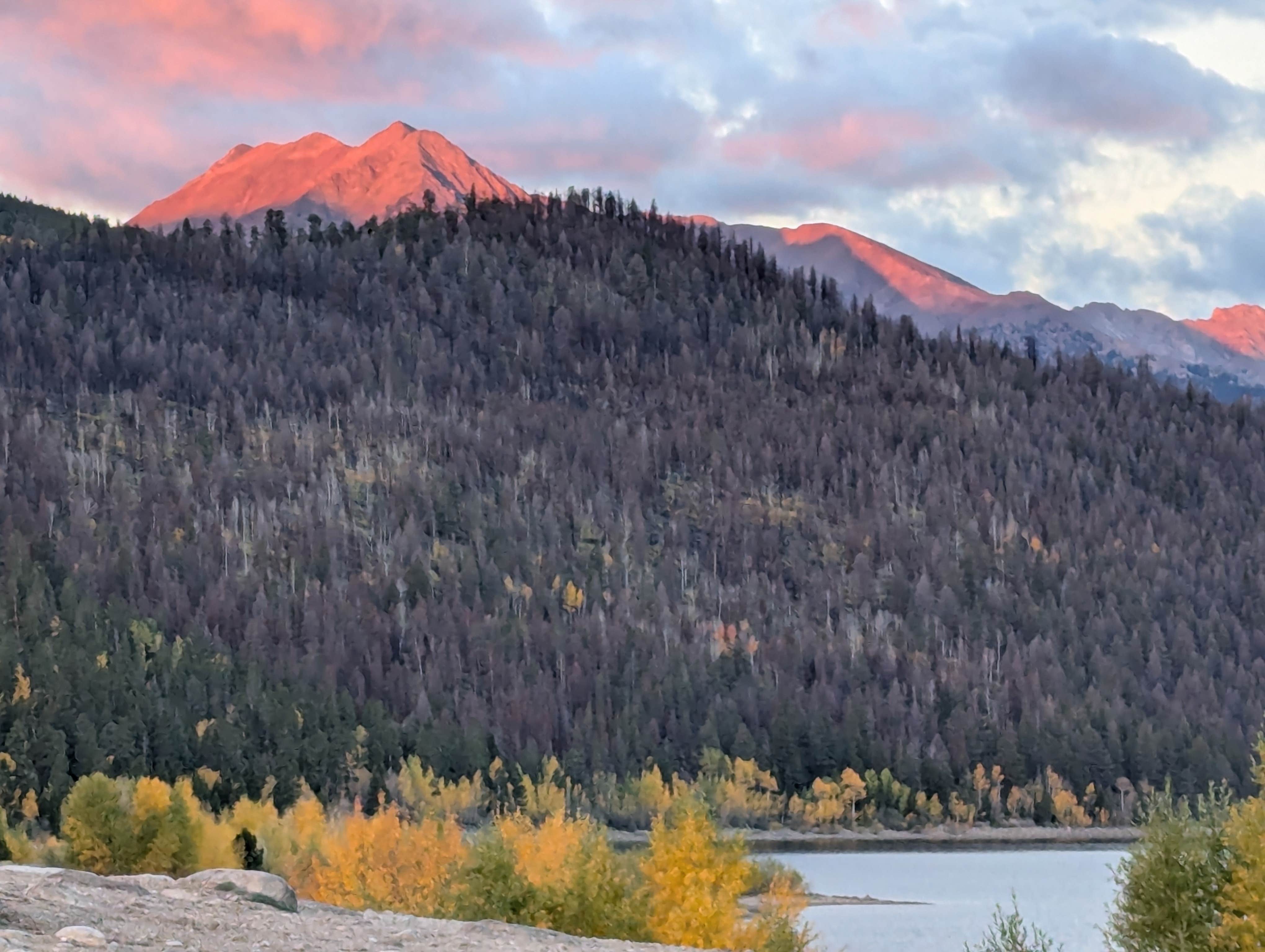 Camper-submitted photo at Twin Lakes Overlook Dispersed Camping near Granite, CO