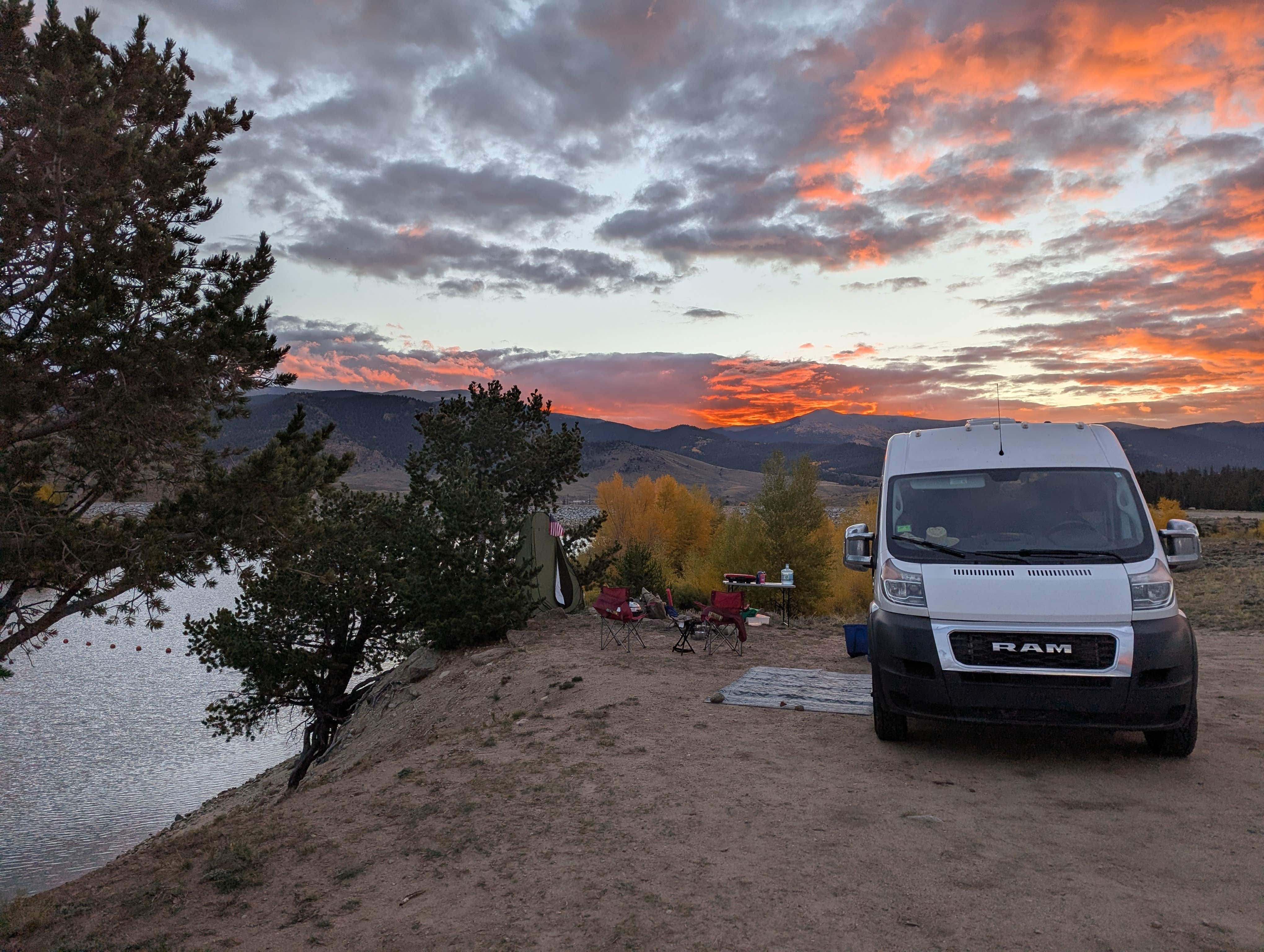 Camper-submitted photo at Twin Lakes Overlook Dispersed Camping near Granite, CO