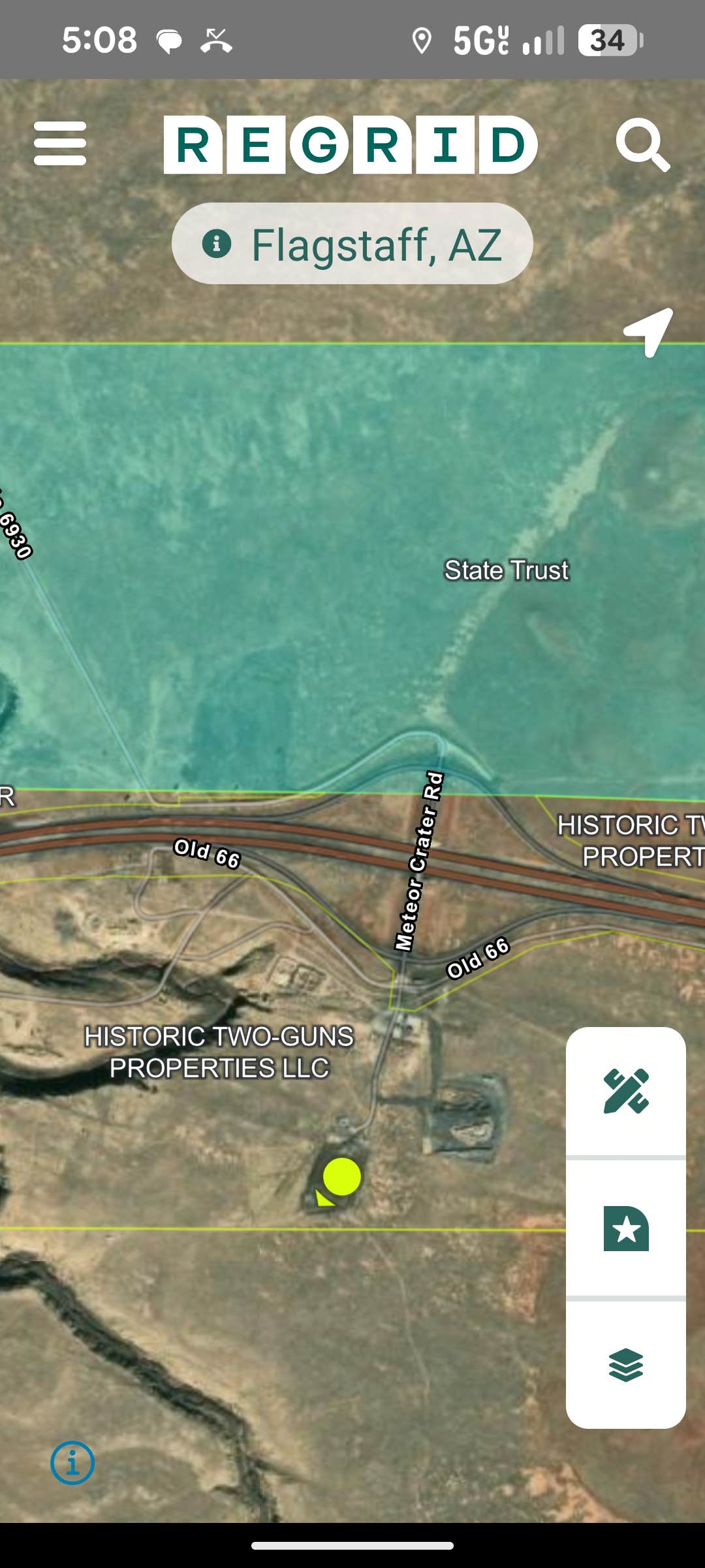 Camper-submitted photo at Two Guns Ghost Town near Leupp, AZ