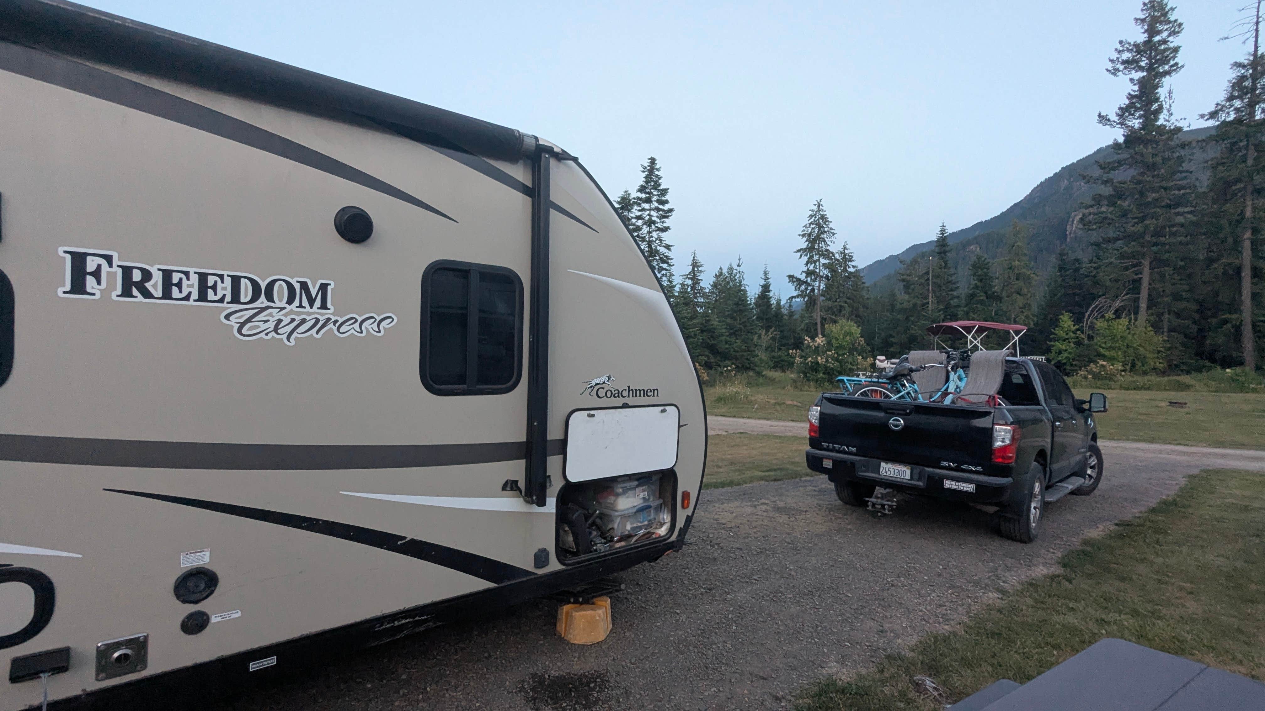 Camping near Bull River Pavilion: Two Rivers RV Park & Campground, Noxon, Montana