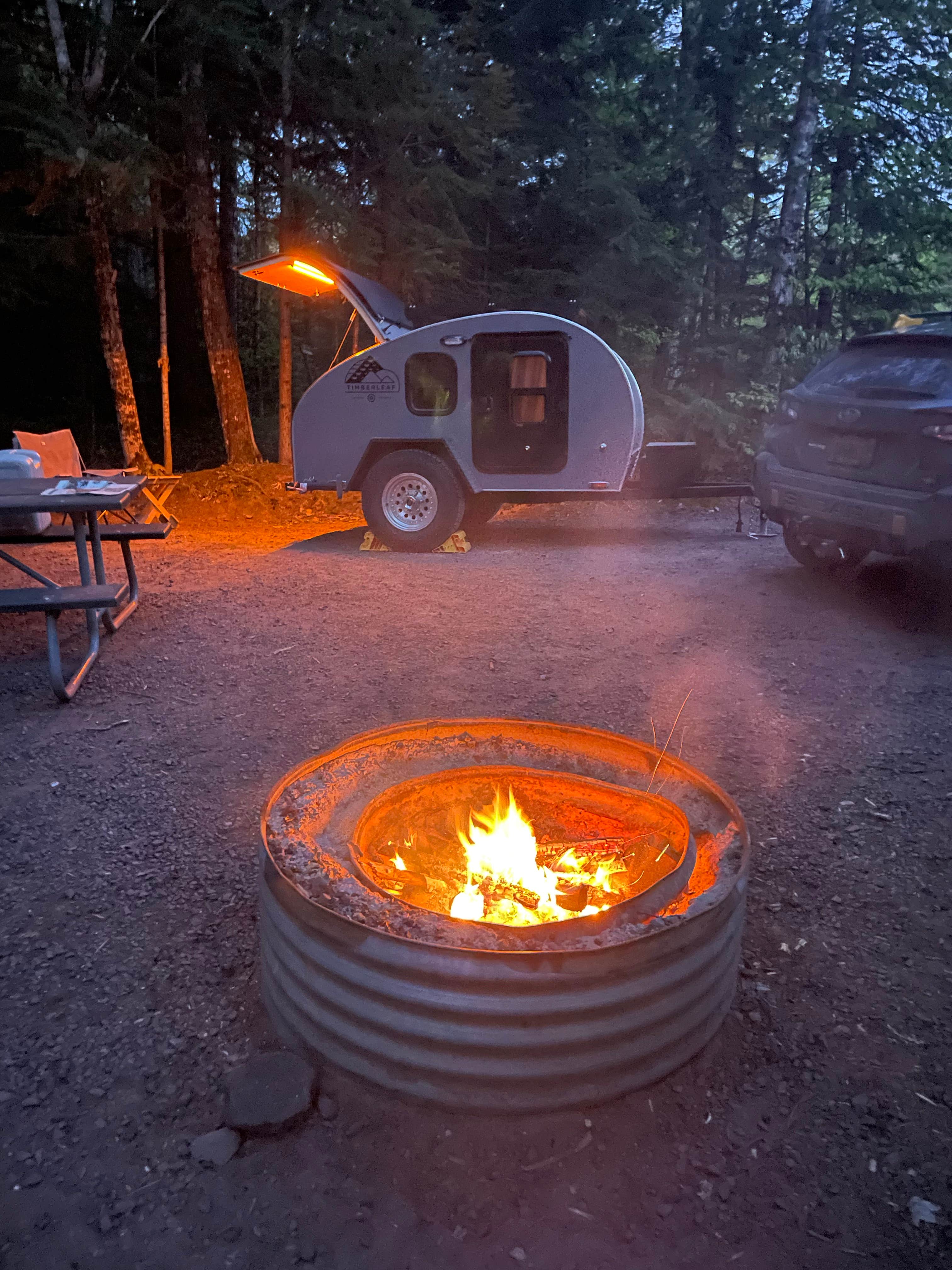 Camper-submitted photo at Union River Rustic Outpost Camp — Porcupine Mountains Wilderness State Park near White Pine, MI