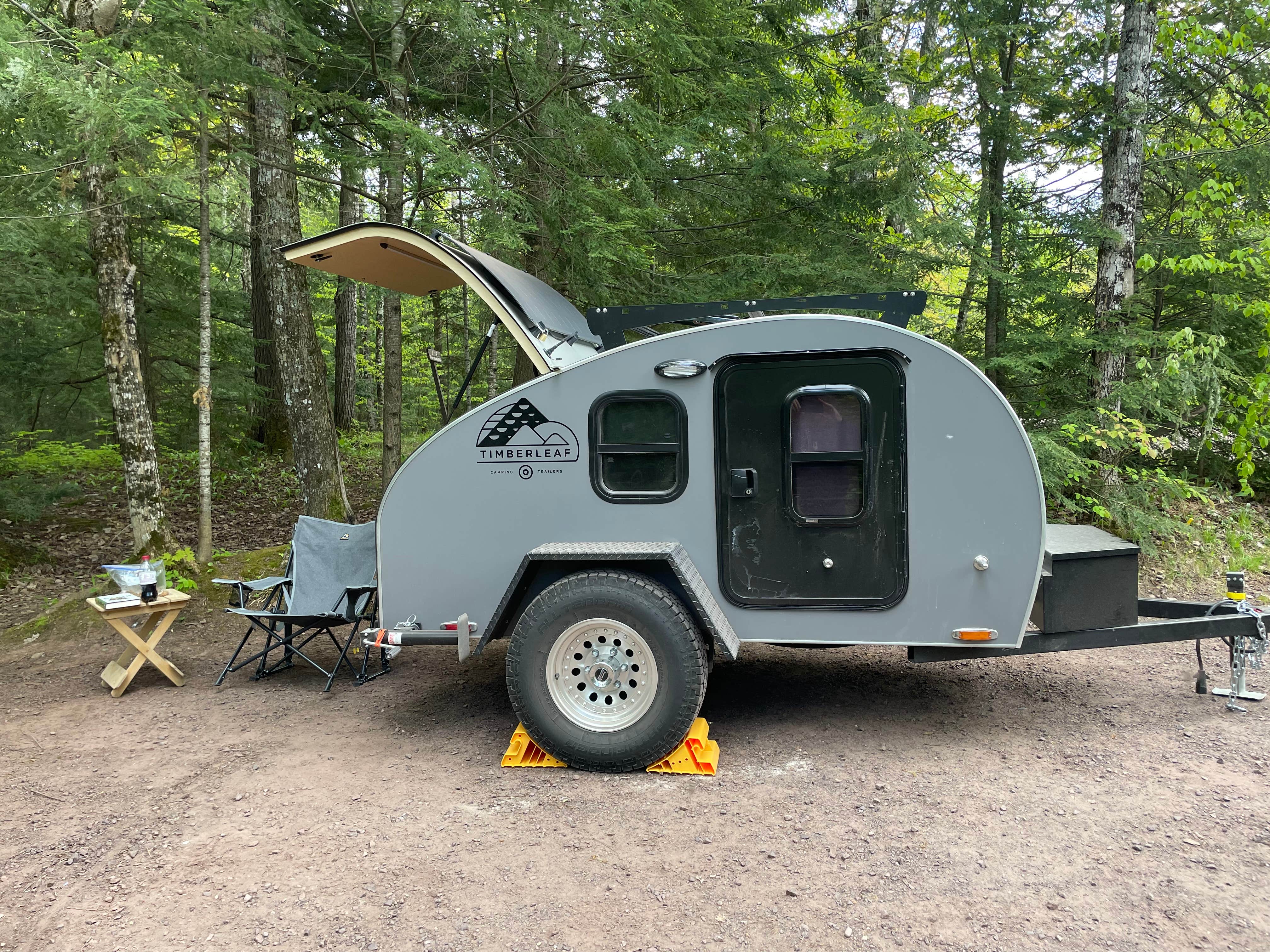 Camper-submitted photo at Union River Rustic Outpost Camp — Porcupine Mountains Wilderness State Park near White Pine, MI