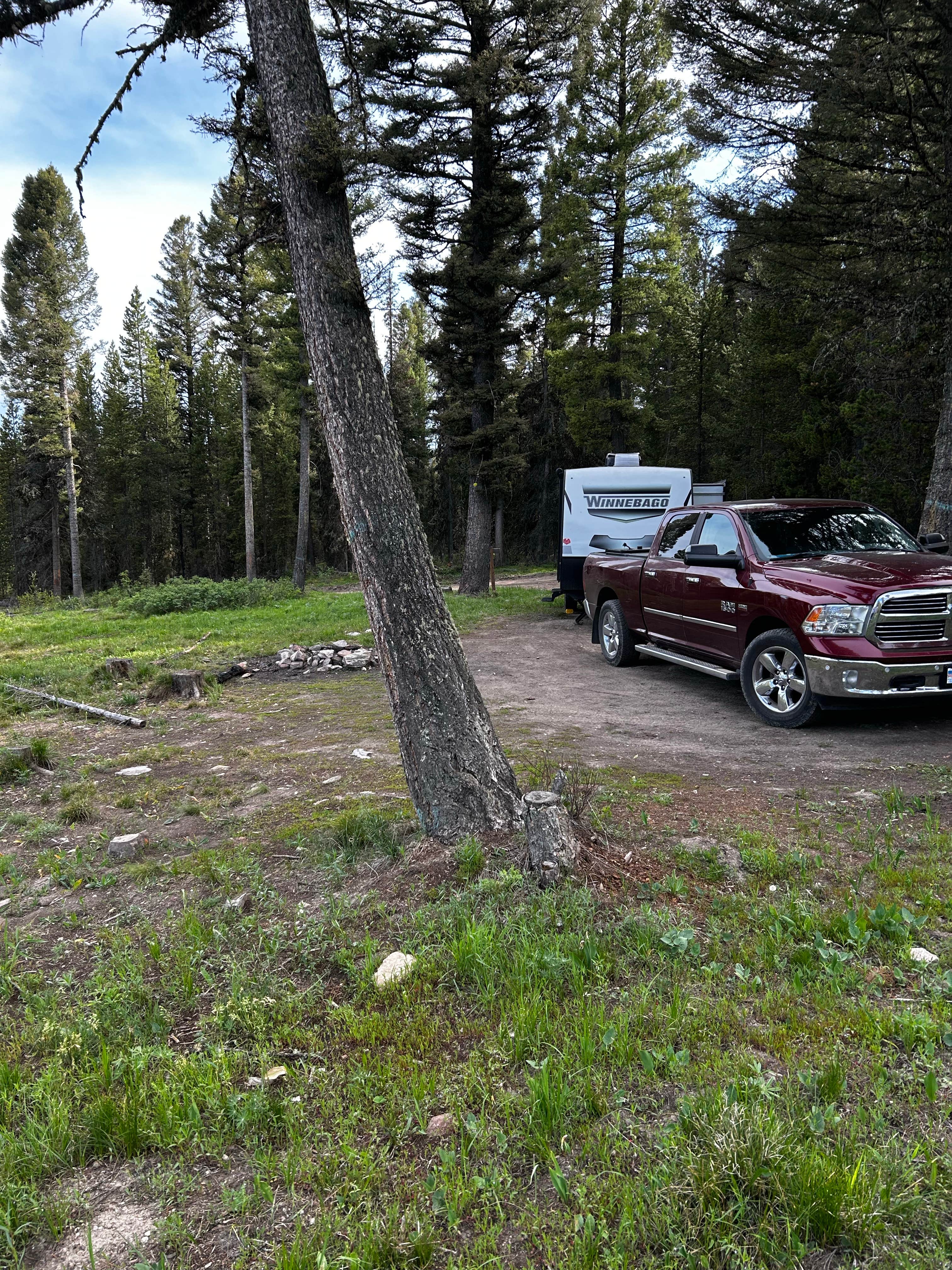 Camper-submitted photo at Upper Cherry Creek near West Yellowstone, MT