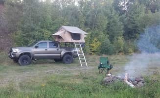 Thomas B.'s photo of tent camping at Upper Gravel Pit - Dispersed near Stetson, ME