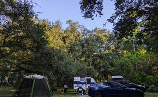 The Longs ..'s photo of camping with a horse at Upper Hillsborough Preserve — Alston Tract near Lacoochee, FL