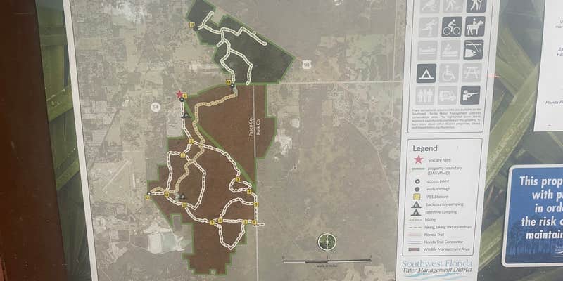 Camper submitted image from Upper Hillsborough Water Management Area