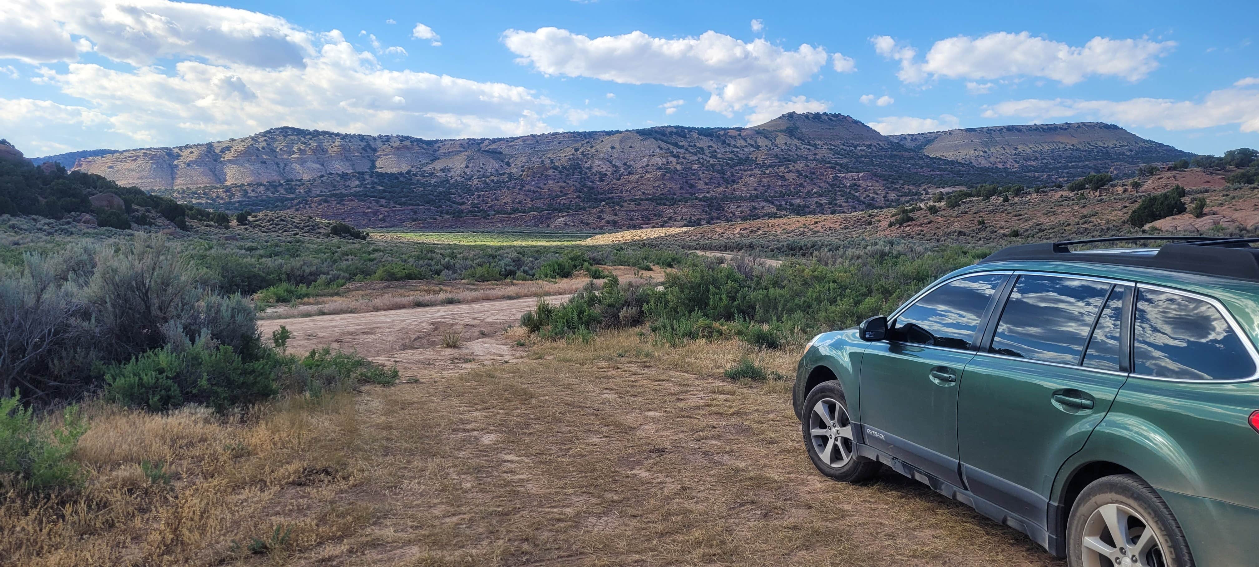 Camping near Lost Dog FS012 Dispersed: Upper Marsh Creek, Manila, Wyoming