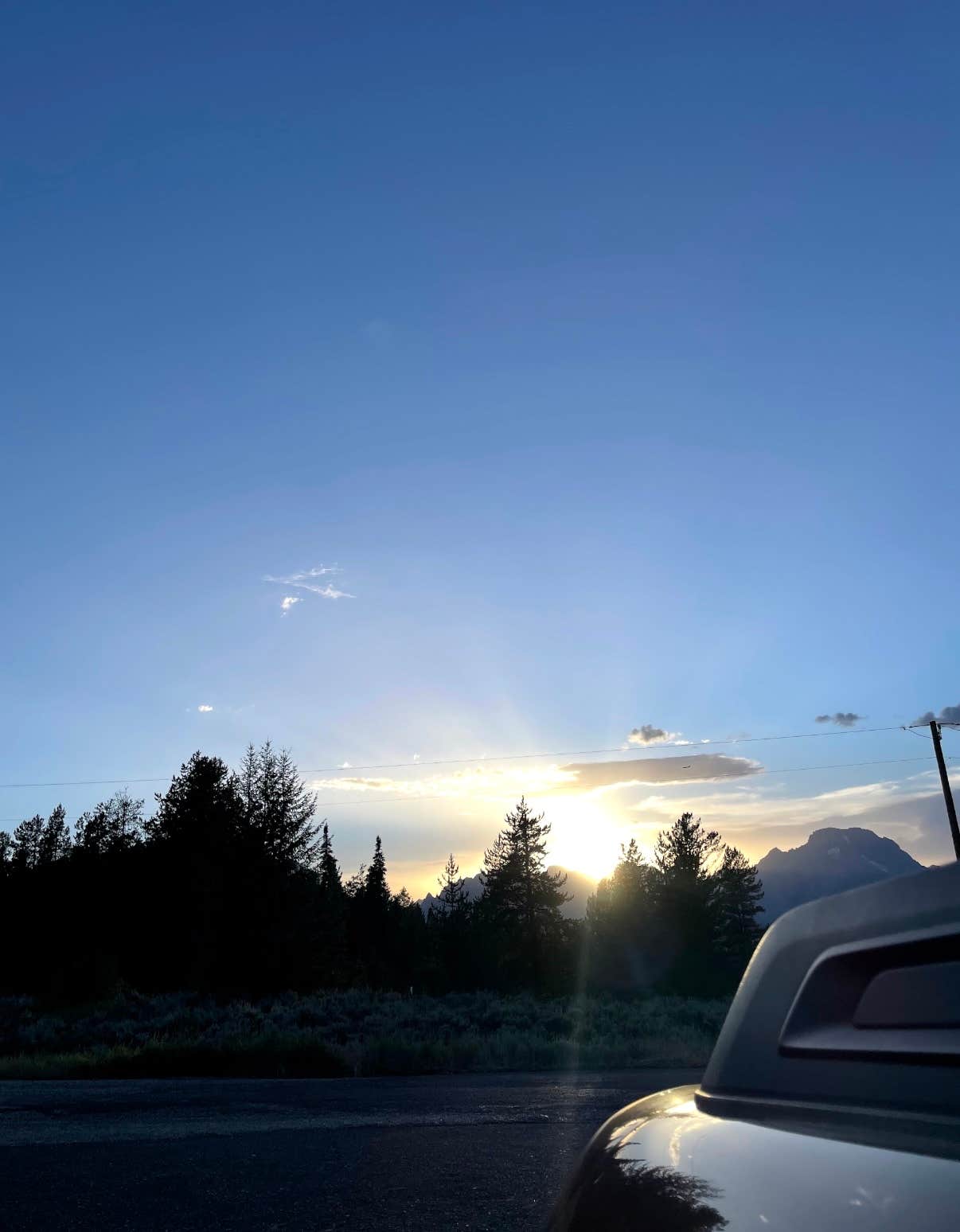 Kylie R.'s photo of a dispersed camping area at Upper Teton View Dispersed near Kelly, WY
