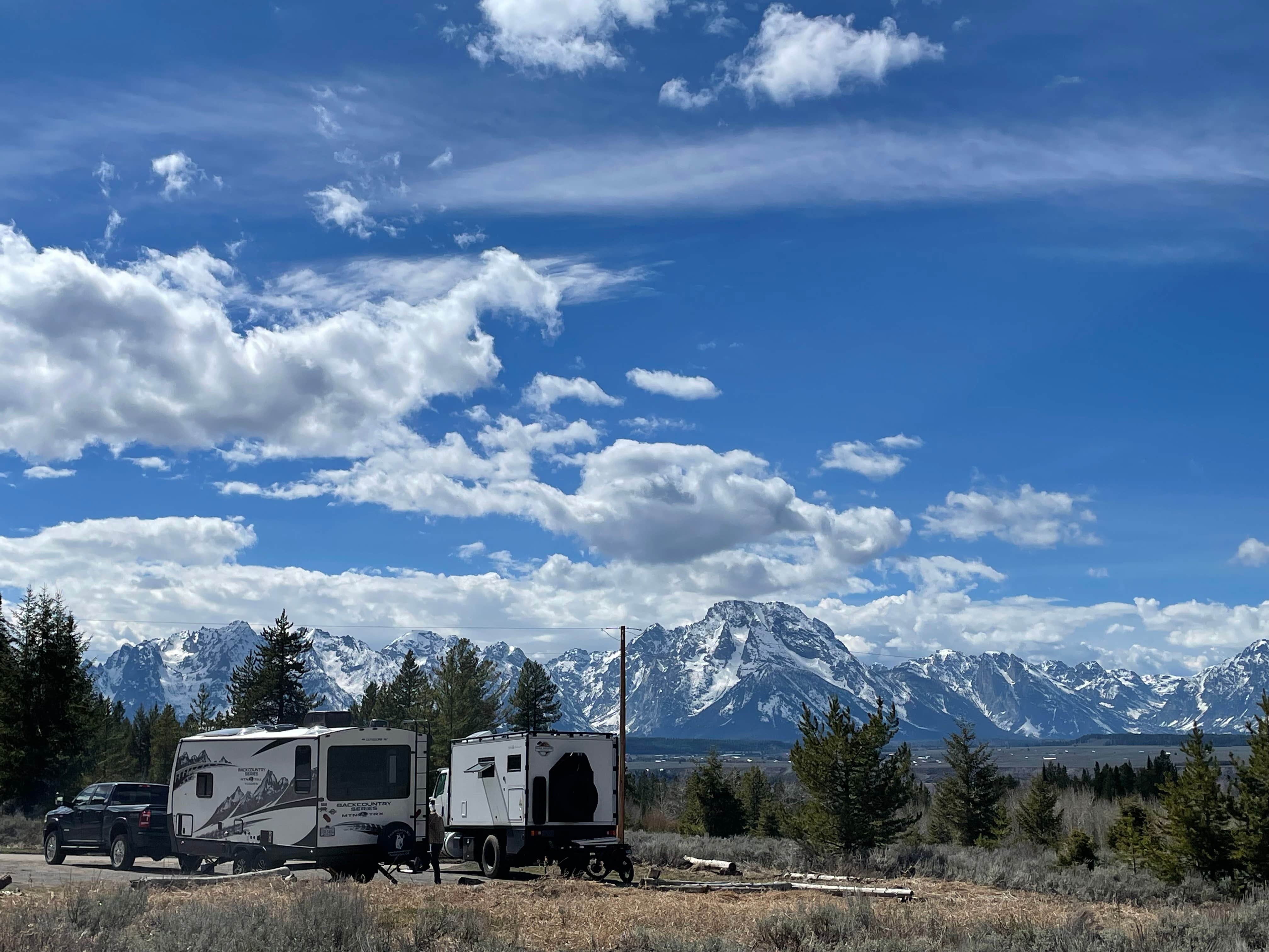 Eric P.'s photo of rv camping at Upper Teton View Dispersed near Grand Teton National Park