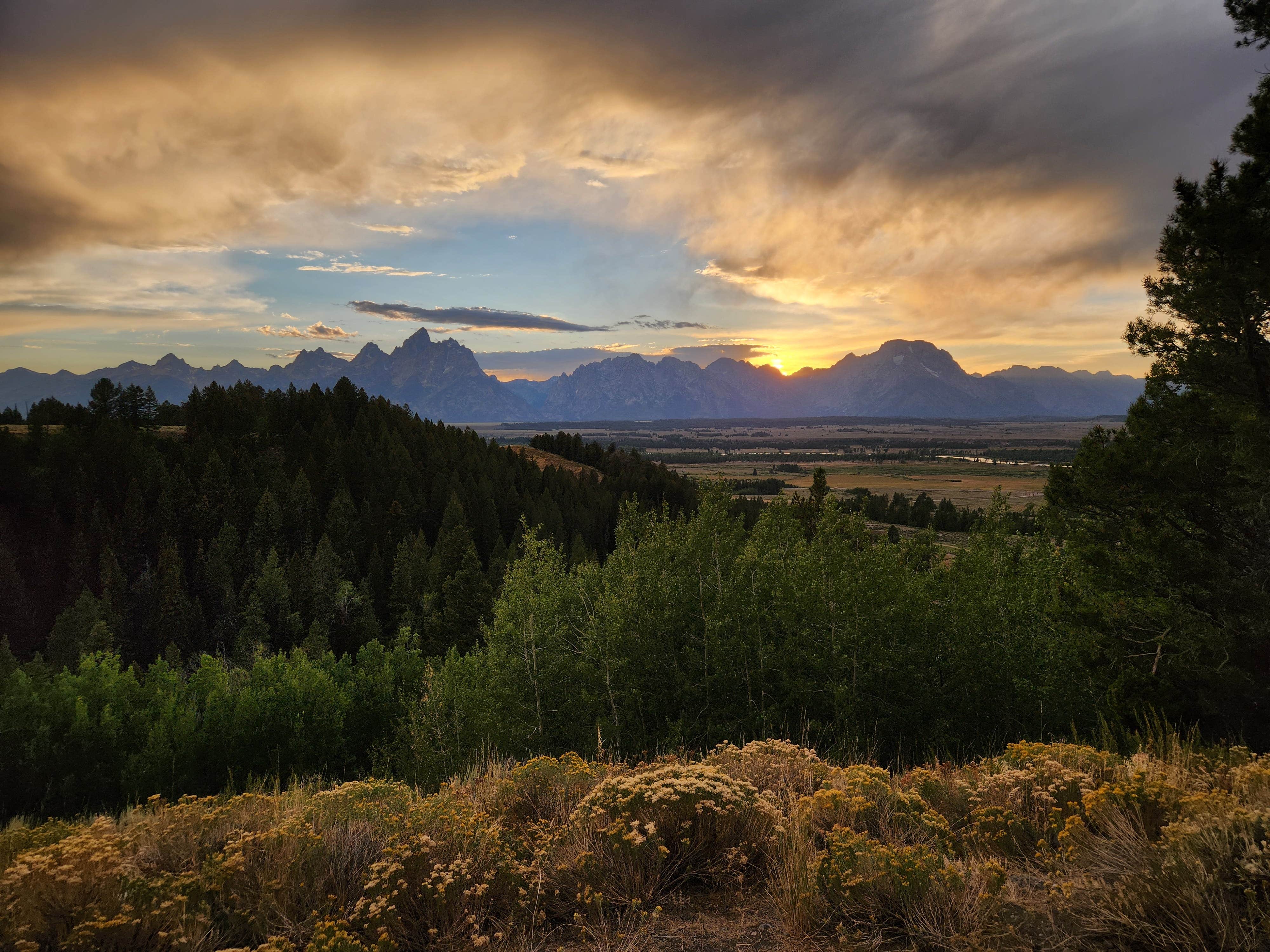 Donny A.'s photo of a dispersed camping area at Upper Teton View Dispersed near Bridger-Teton National Forest