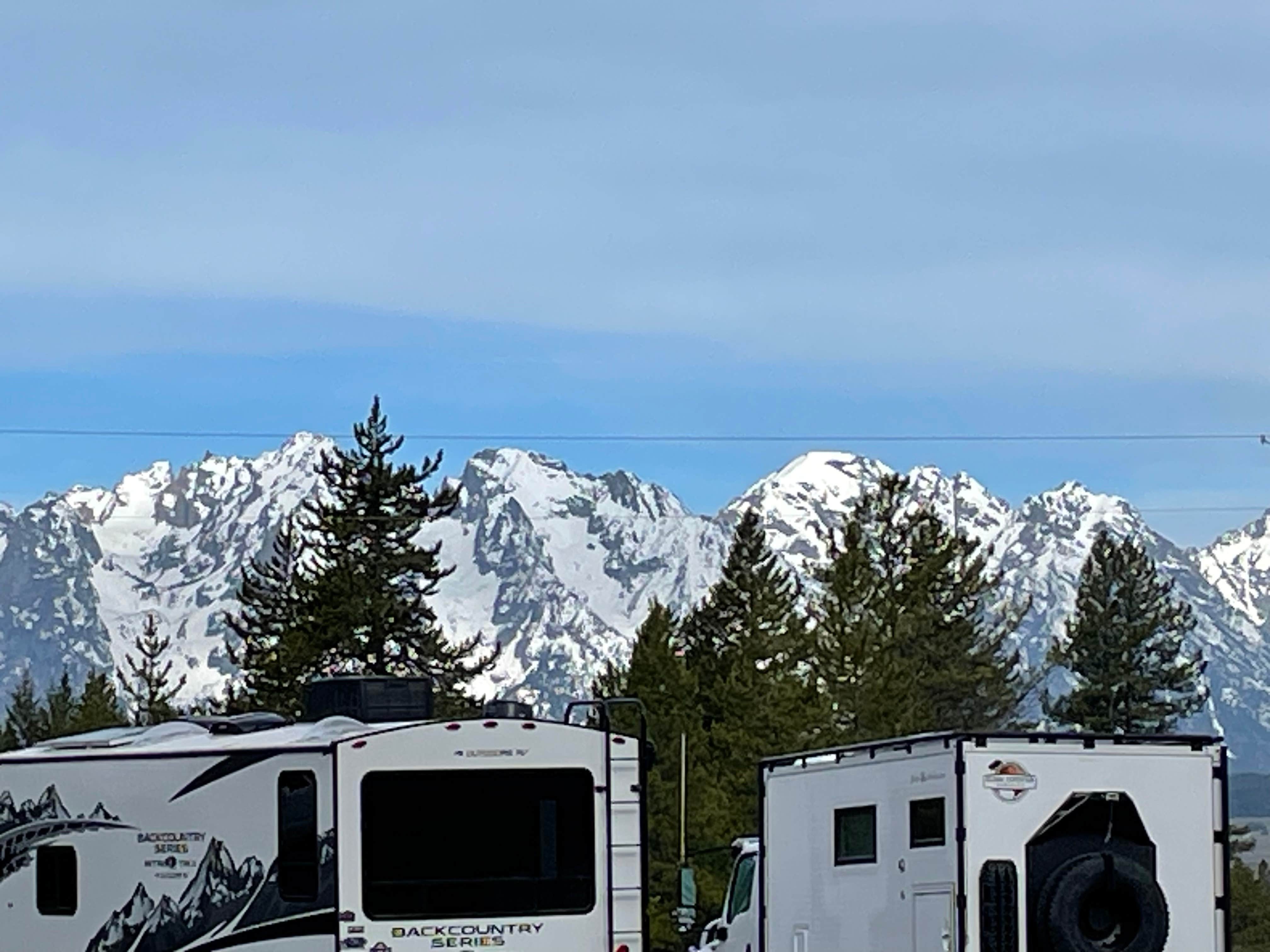 Eric P.'s photo of rv camping at Upper Teton View Dispersed near Moose, WY