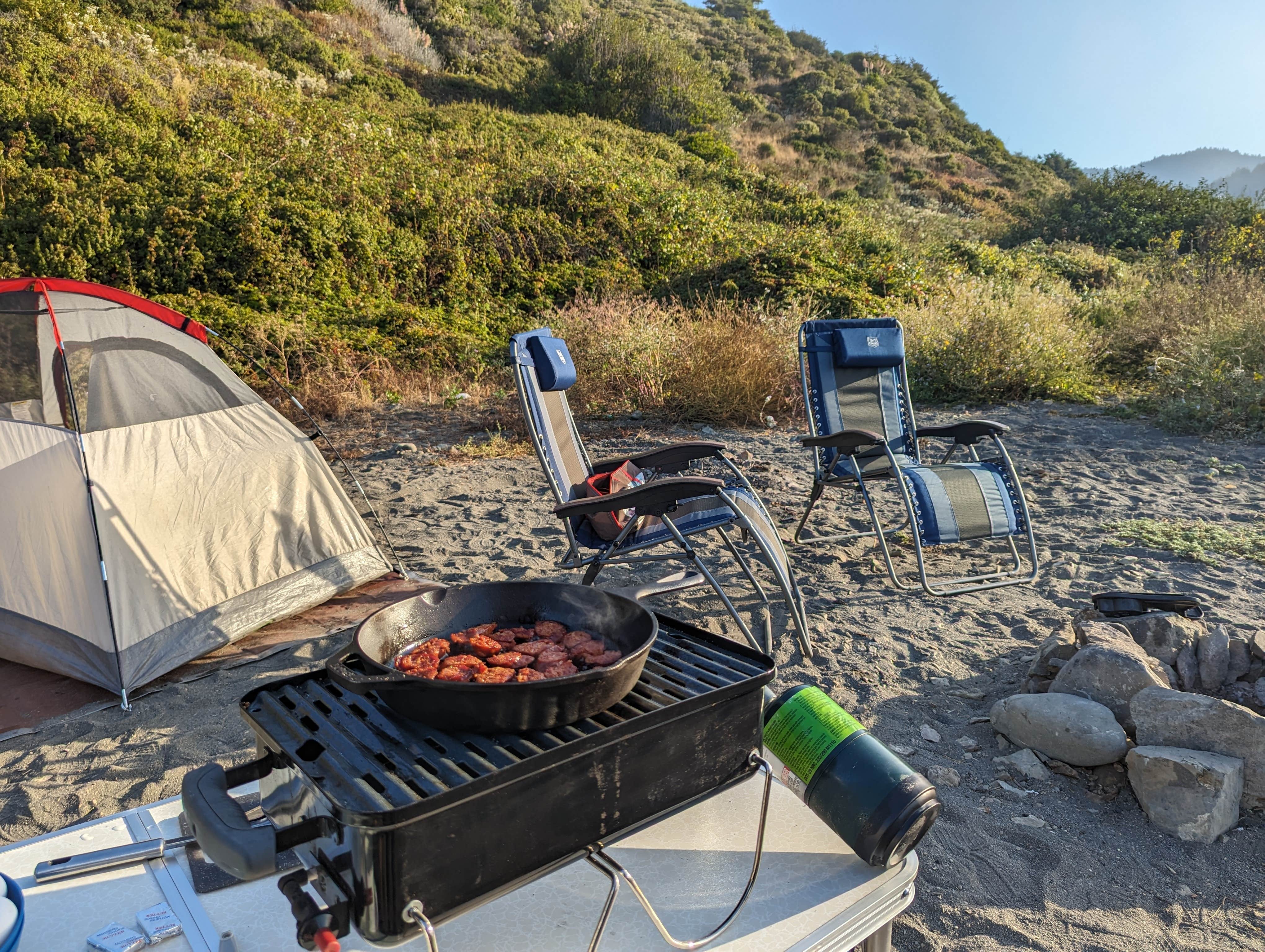 Matthew S.'s photo of tent camping at Usal Beach Campground near Petrolia, CA