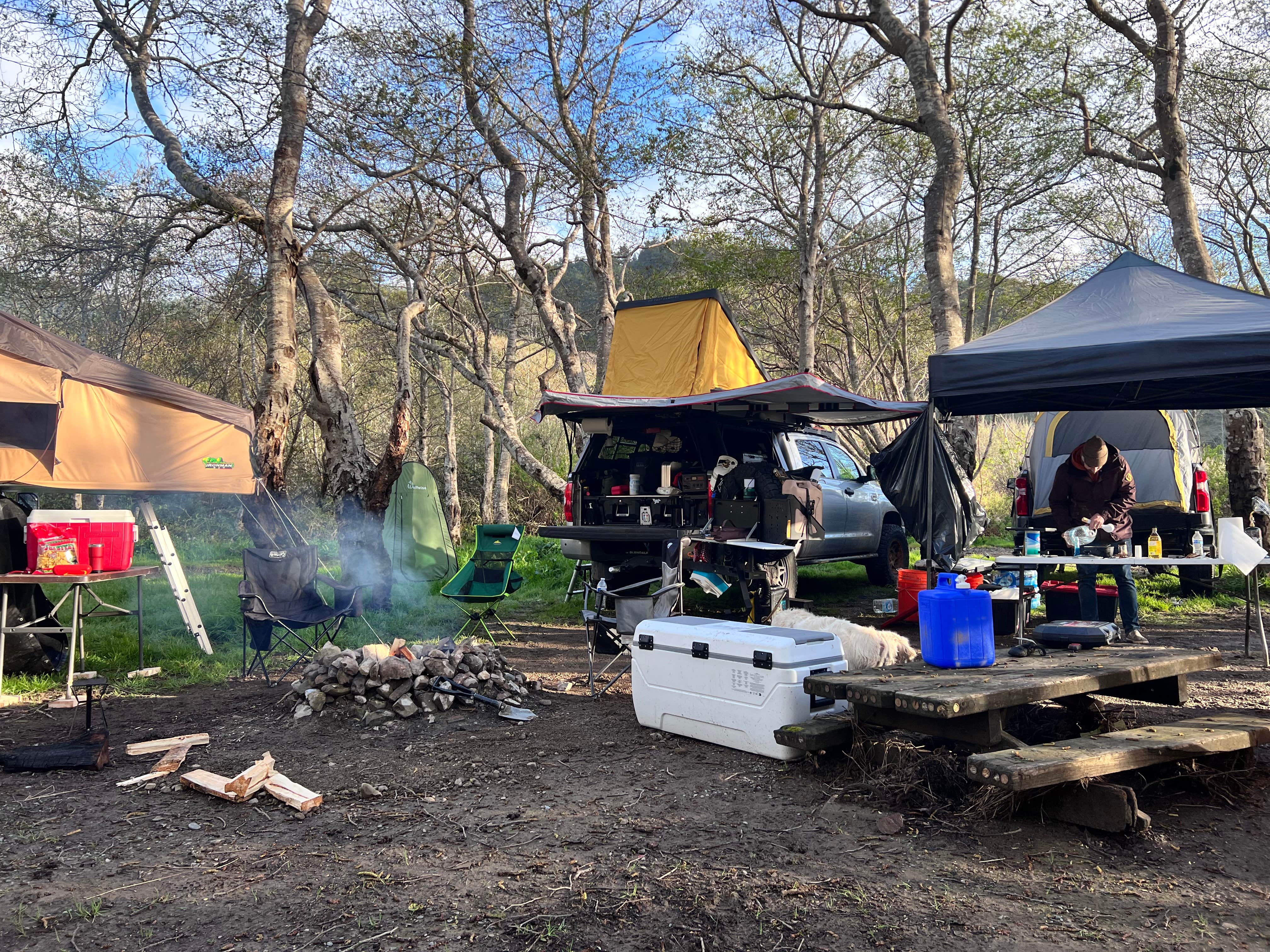 Robert  S.'s photo of tent camping at Usal Beach Campground near Albion, CA