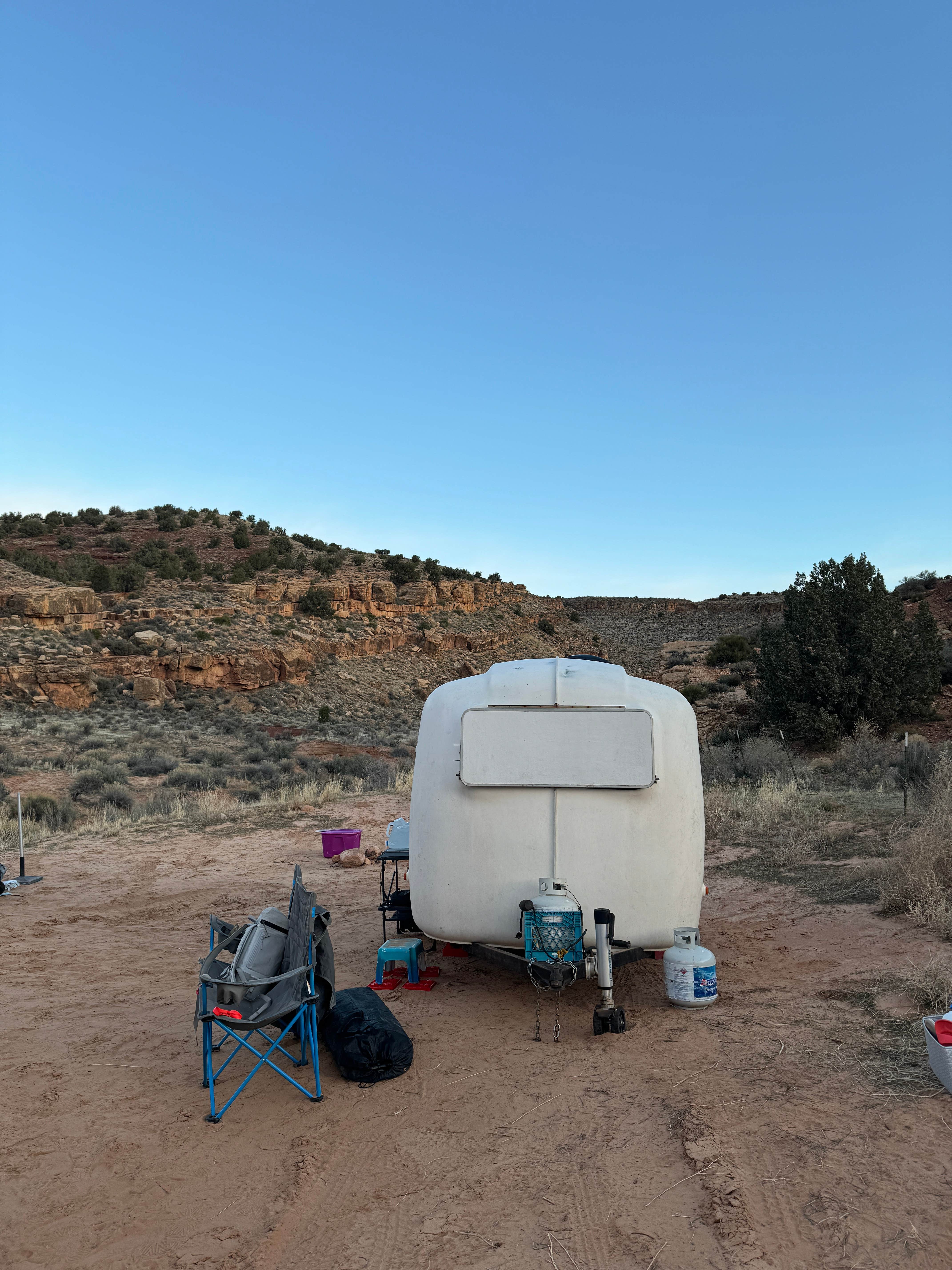 Jo's photo of tent camping at Buckskin Gulch Dispersed near Page, AZ