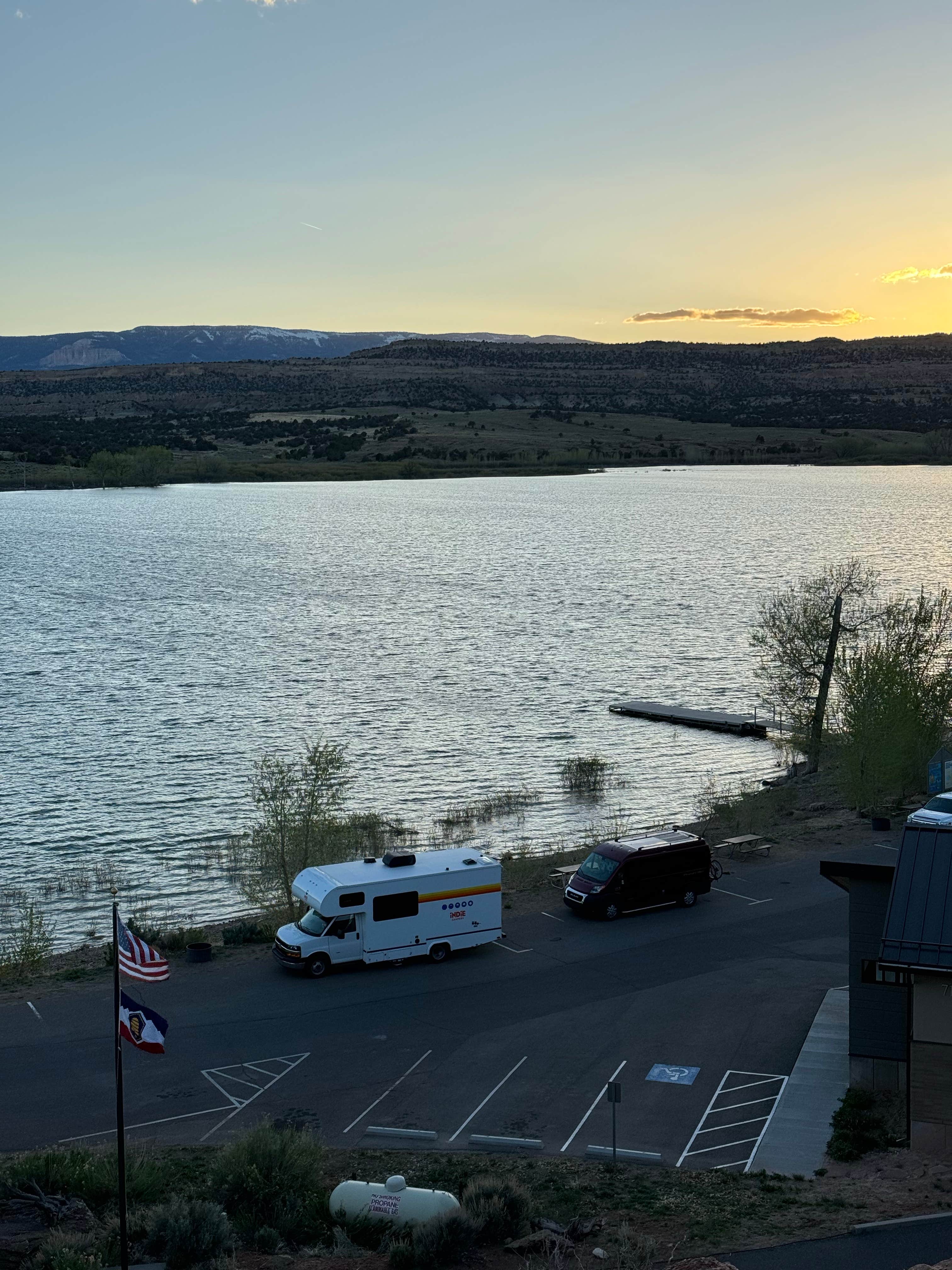 Paulina P.'s photo of rv camping at Lake View Campground — Escalante State Park near Escalante, UT