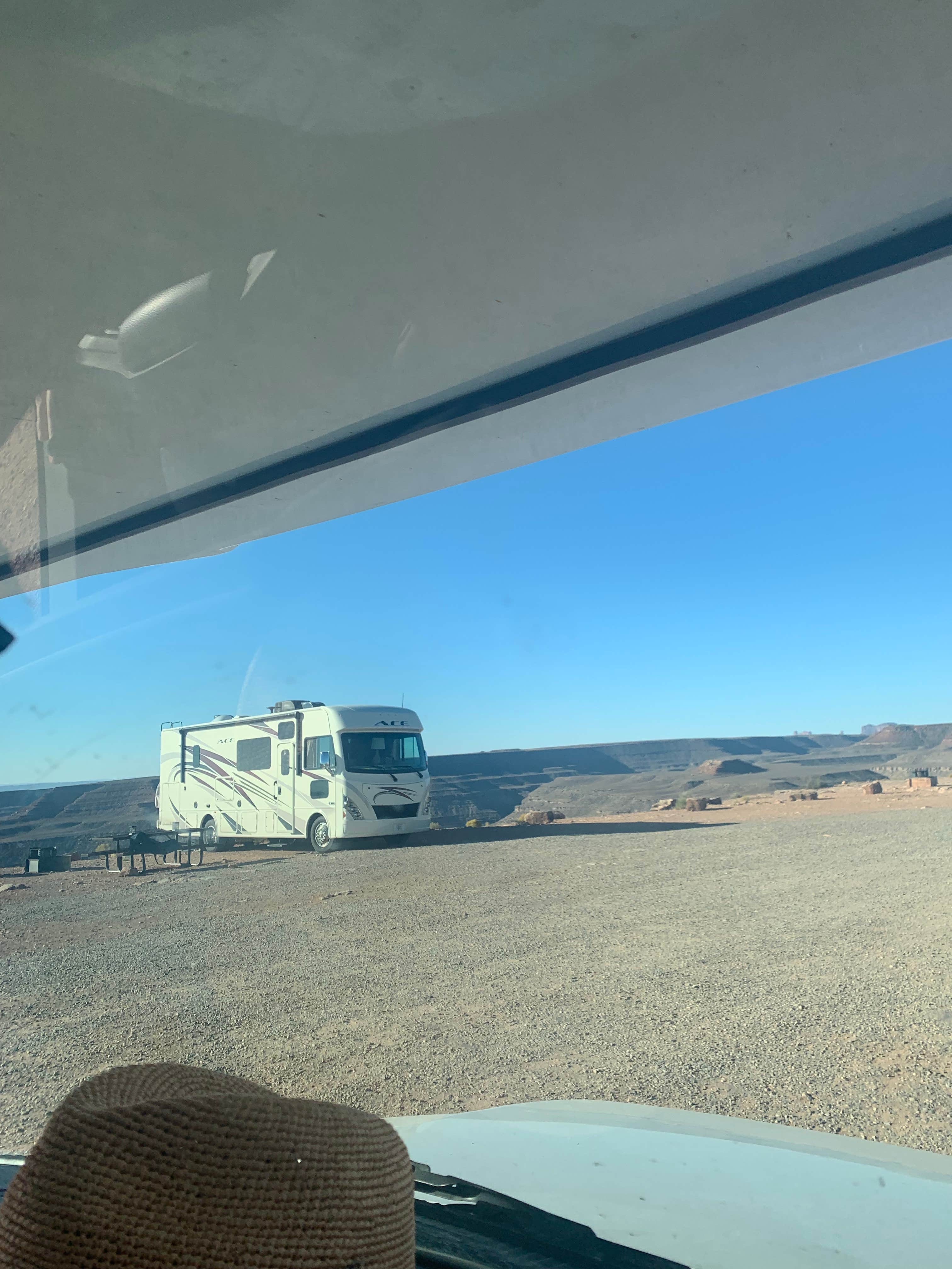 Lauren S.'s photo of rv camping at Goosenecks State Park Campground near Kayenta, AZ