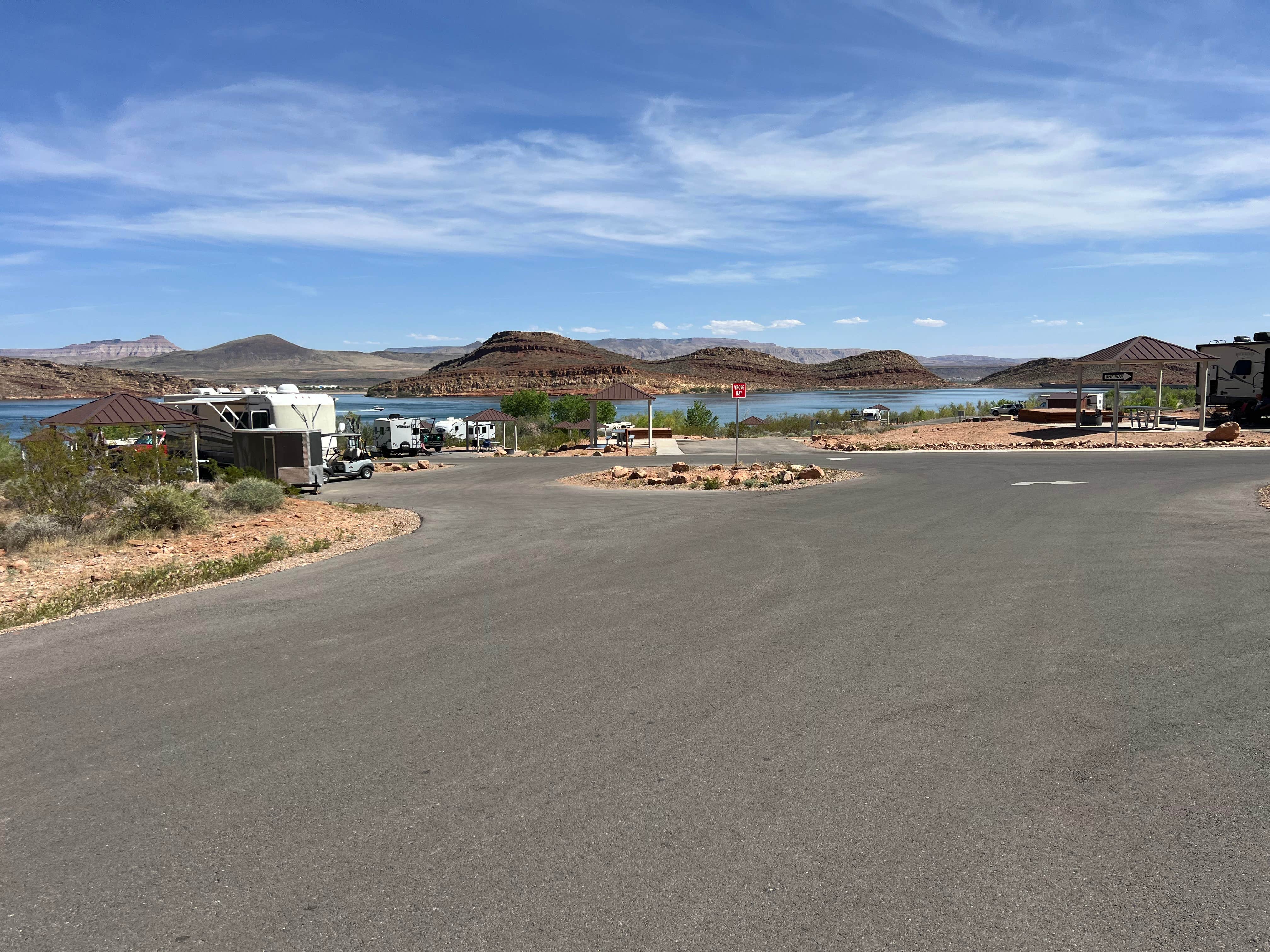 Meghan B.'s photo of camping with pets at Quail Creek State Park Campground near Dammeron Valley, UT