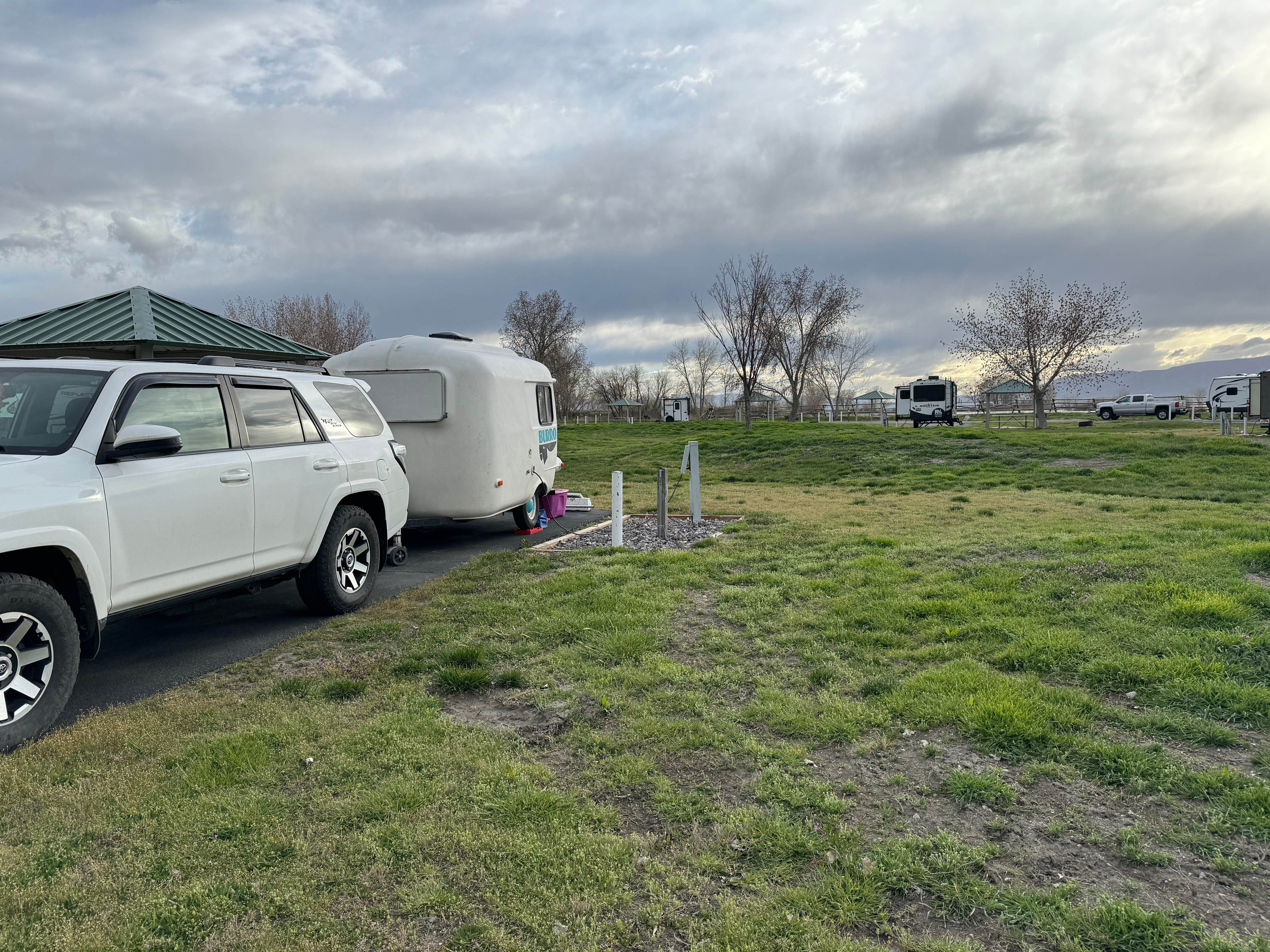 Jo's photo of rv camping at Utah Lake State Park Campground near Payson, UT