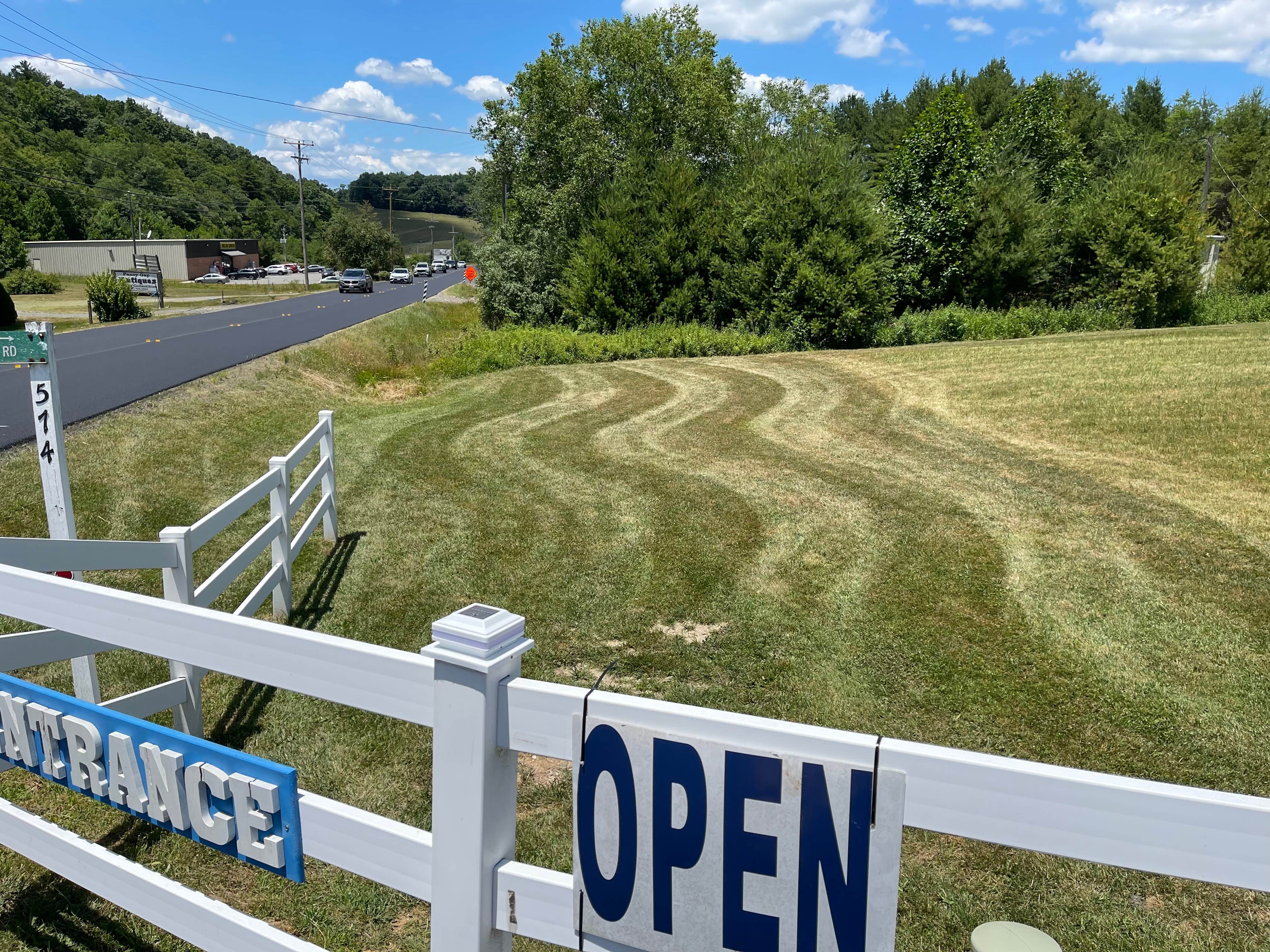 Camper submitted image from Utts Mountaintop Campground @ Fancy Gap - 5