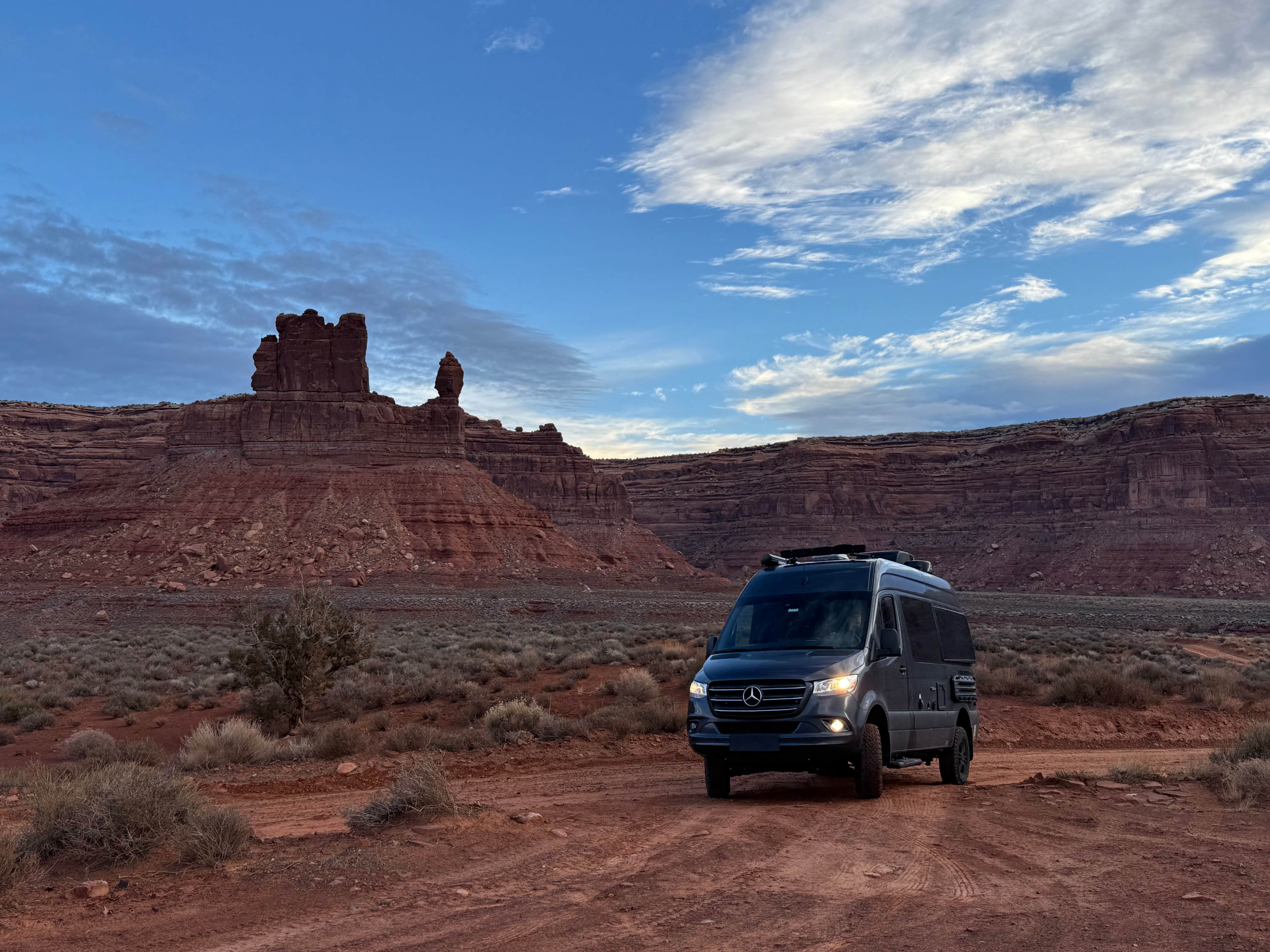 Mary B.'s photo of rv camping at Valley of the Gods Road Dispersed near Oljato-Monument Valley, UT
