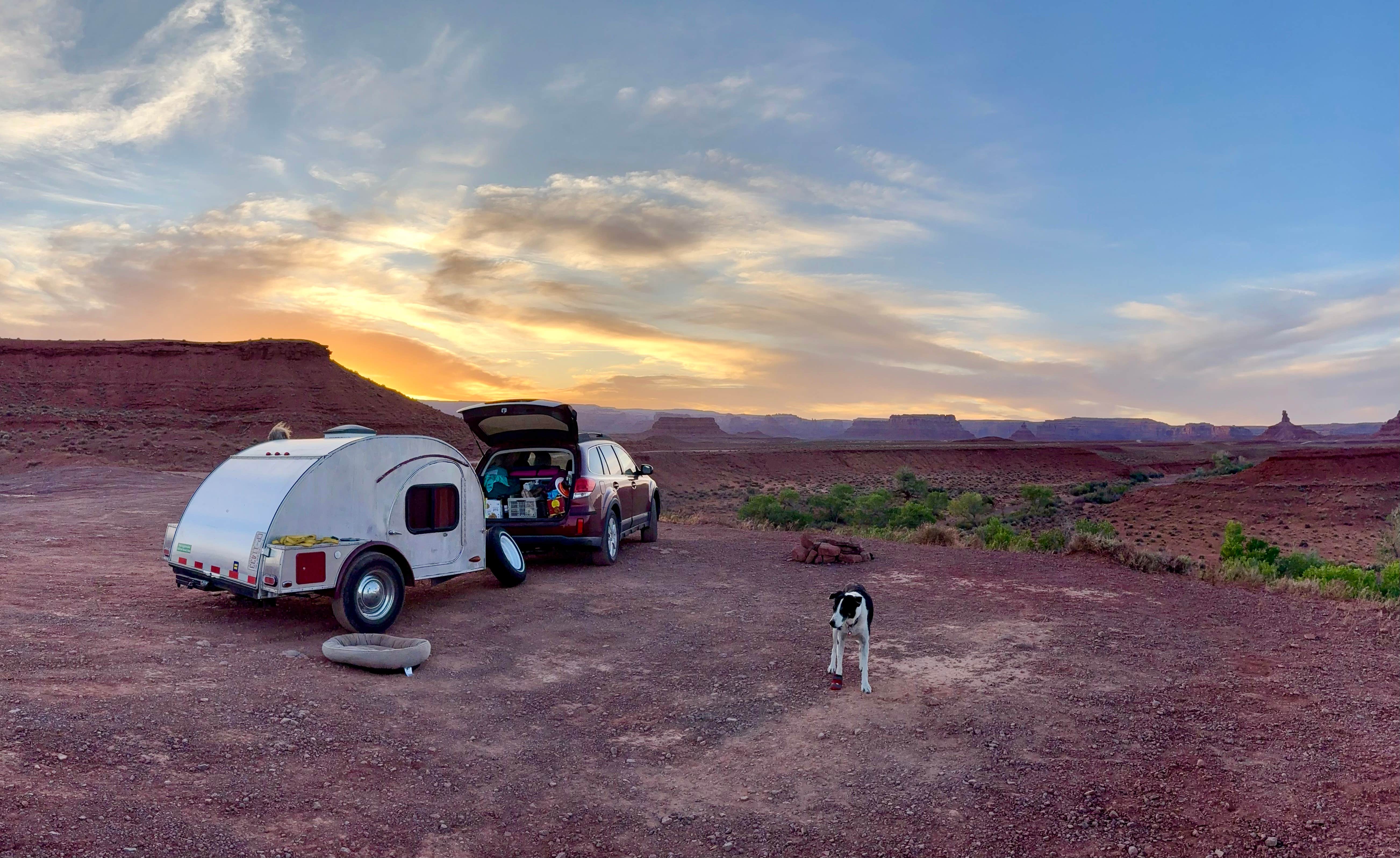 Jill M.'s photo of a dispersed camping area at Valley of the Gods Road Dispersed near Monument Valley, AZ