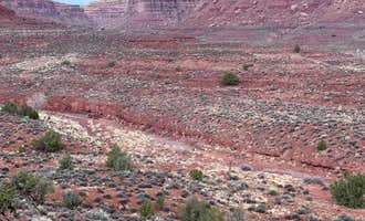 Camping near Mexican Hat Rock: Valley of the Gods, Mexican Hat, Utah