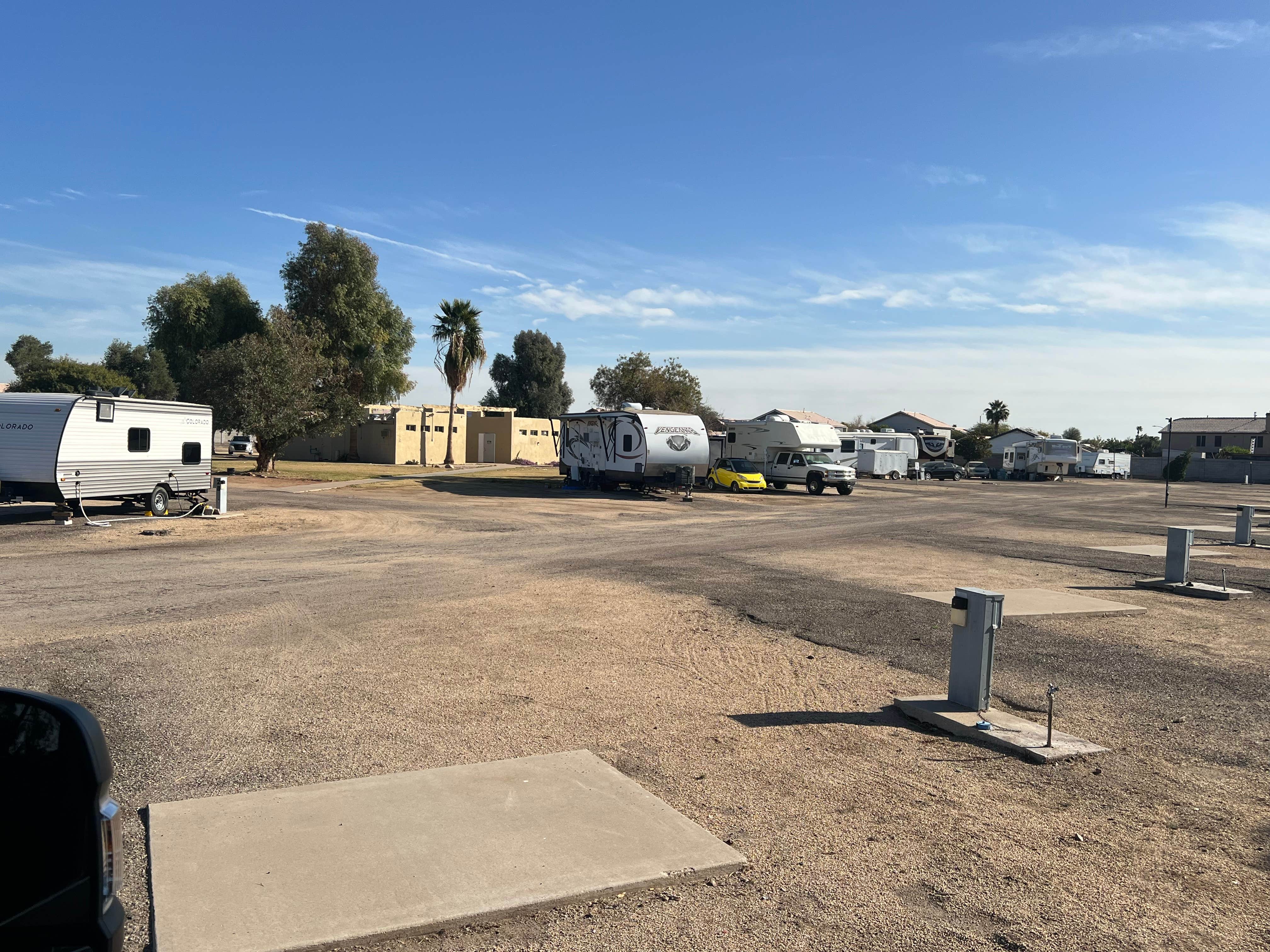 Christine B.'s photo of rv camping at valley of the sun rv park near Waddell, AZ