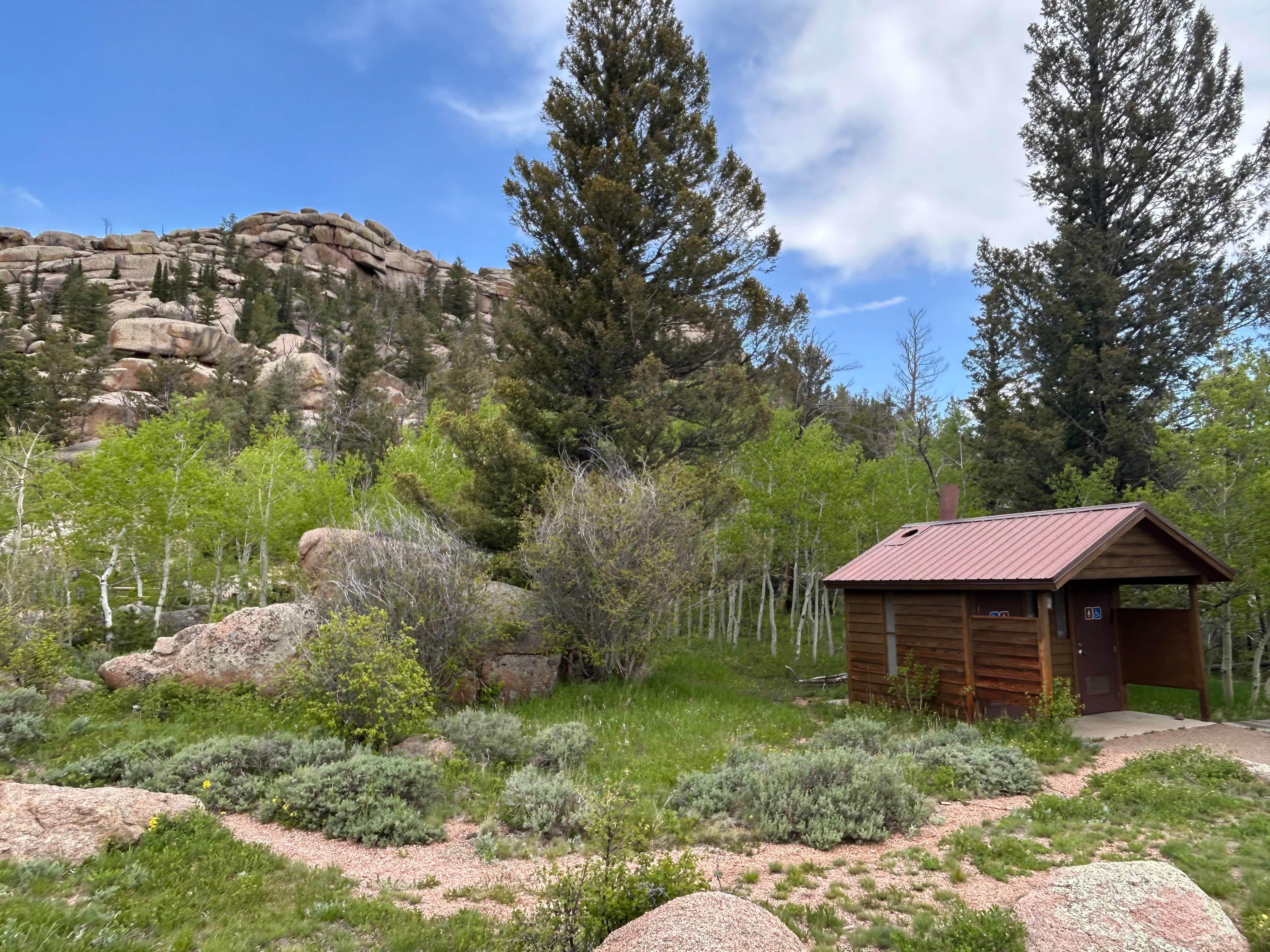 Rara  B.'s photo of glamping accommodations at Vedauwoo Wagon Road near Medicine Bow-Routt NFs & Thunder Basin NG