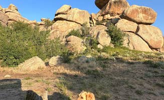 Laura C.'s photo of camping with pets at Vedauwoo Wagon Road near Cheyenne, WY