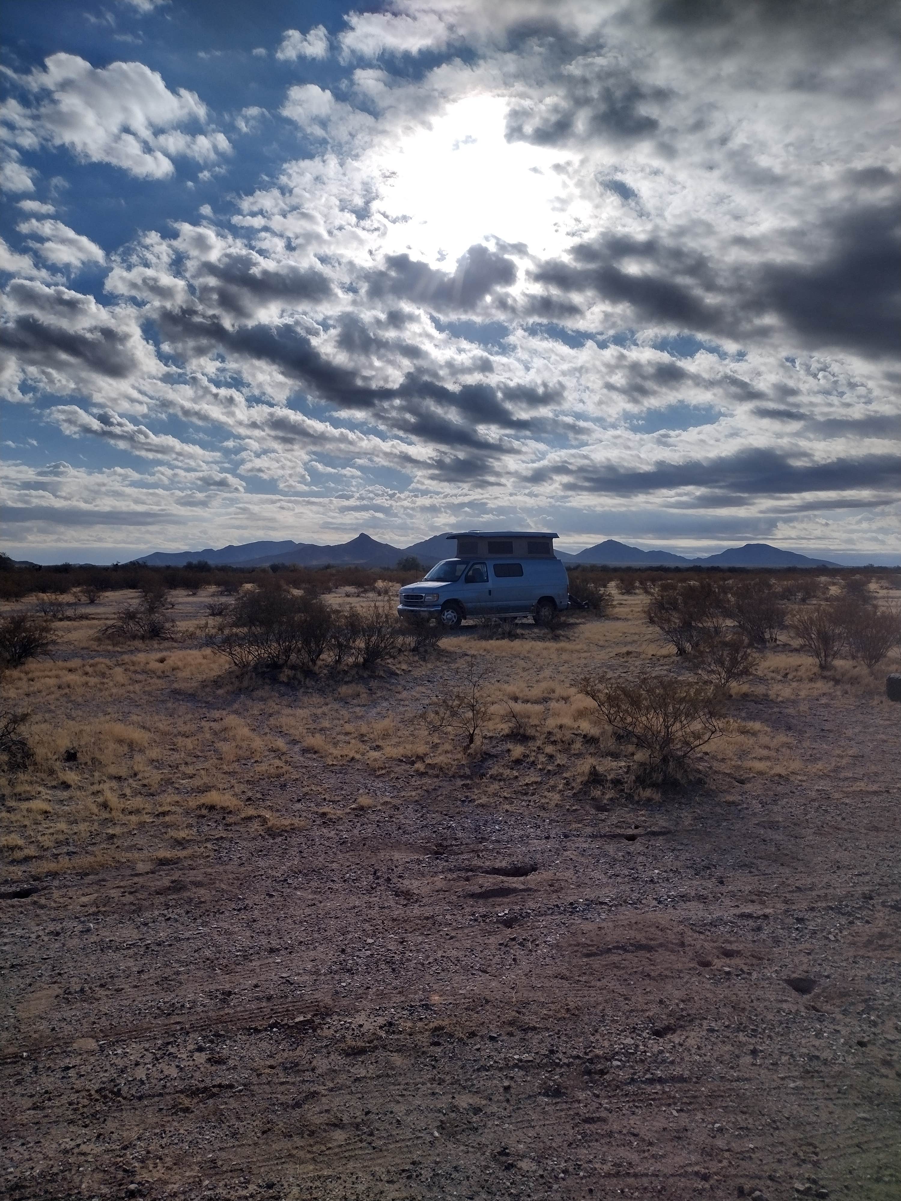 Roy G.'s photo of a dispersed camping area at Vekol Valley Road near Ajo, AZ