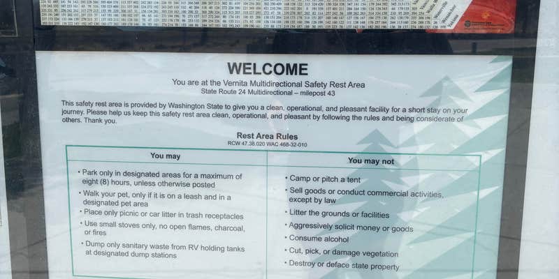 Camper submitted image from Vernita Safety rest area