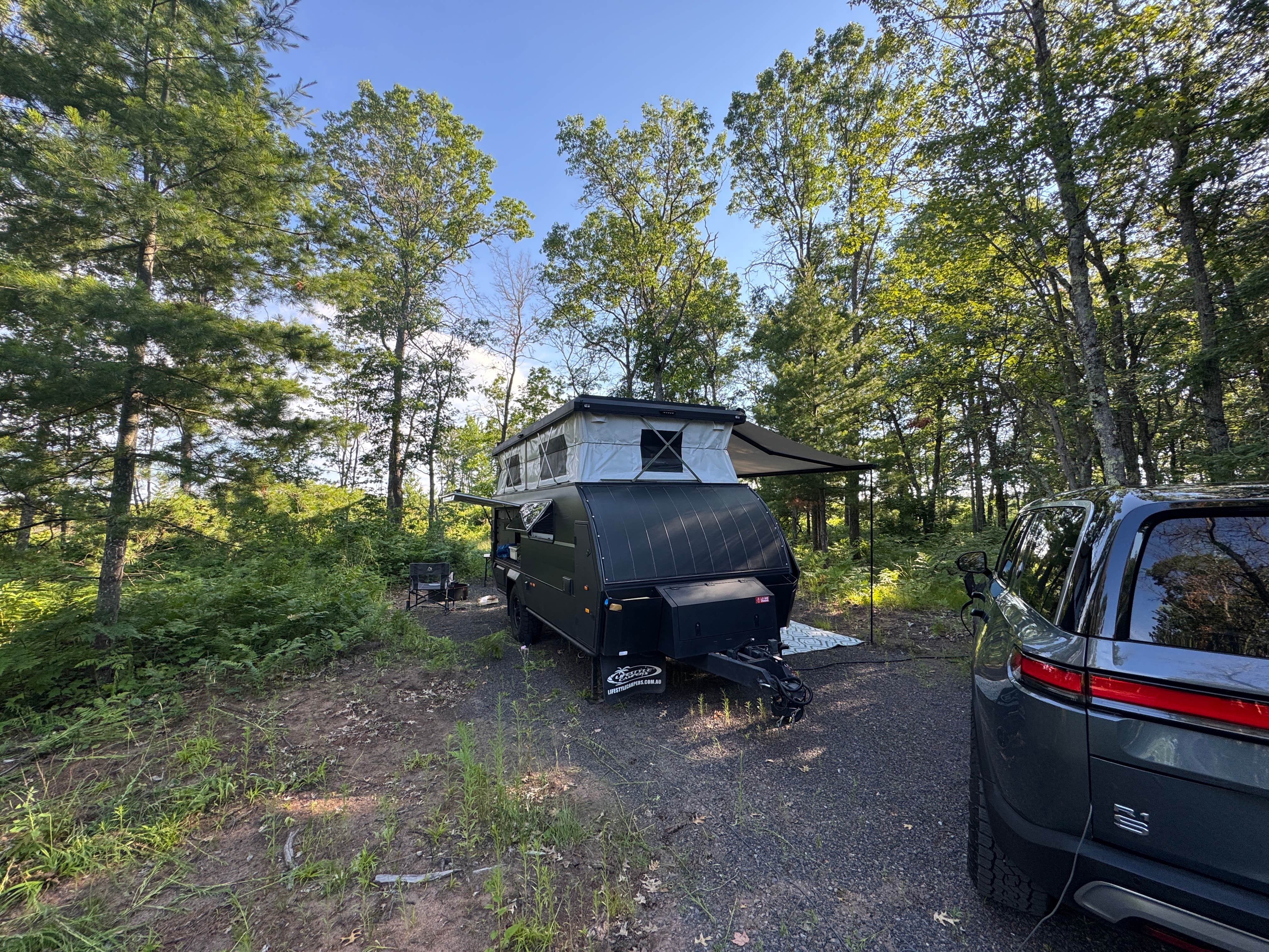 Camper-submitted photo at Veterans Park Campground, Iron River WI near Brule, WI