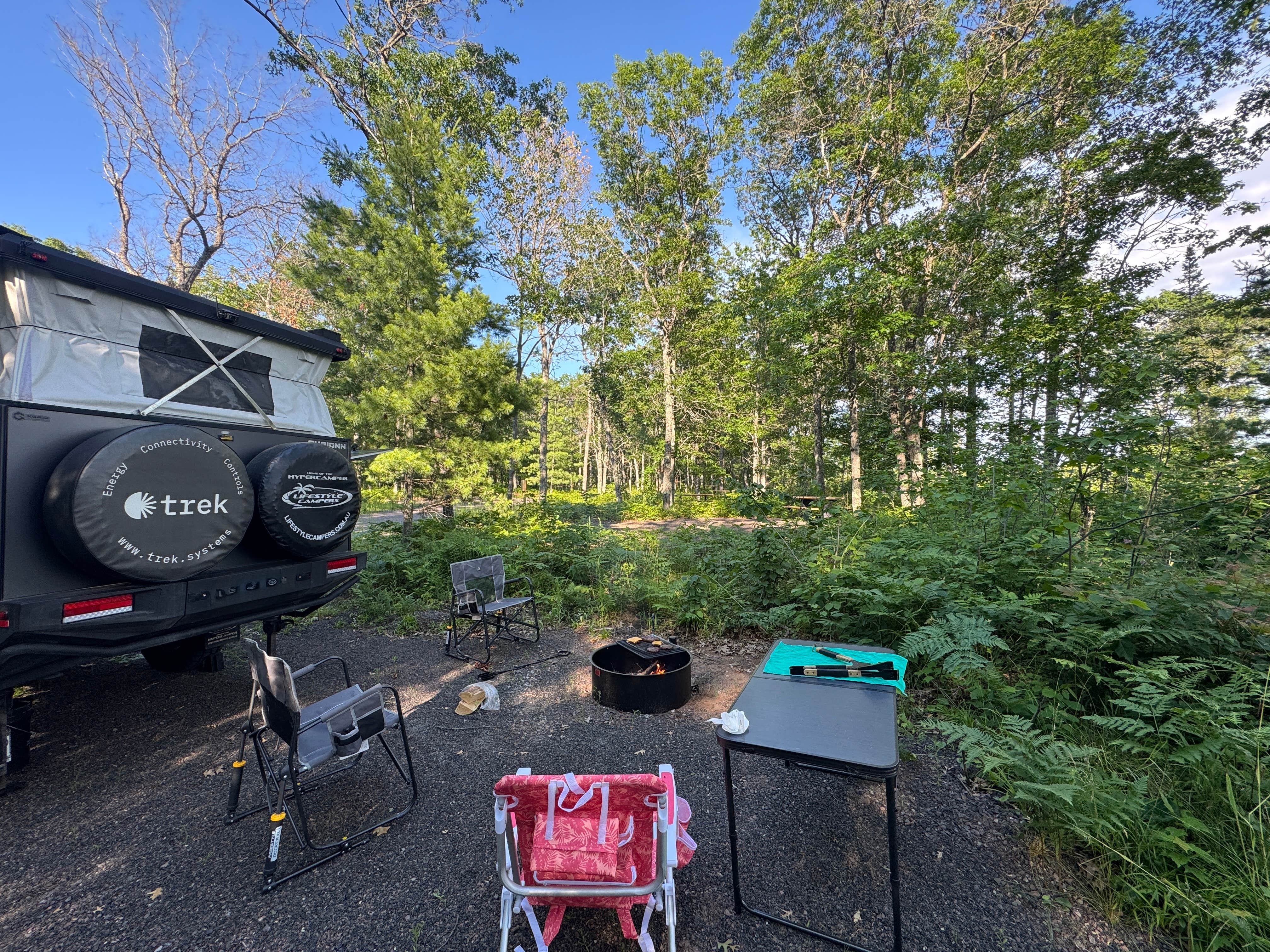 richard D.'s photo at Veterans Park Campground, Iron River WI near Lake Nebagamon, WI
