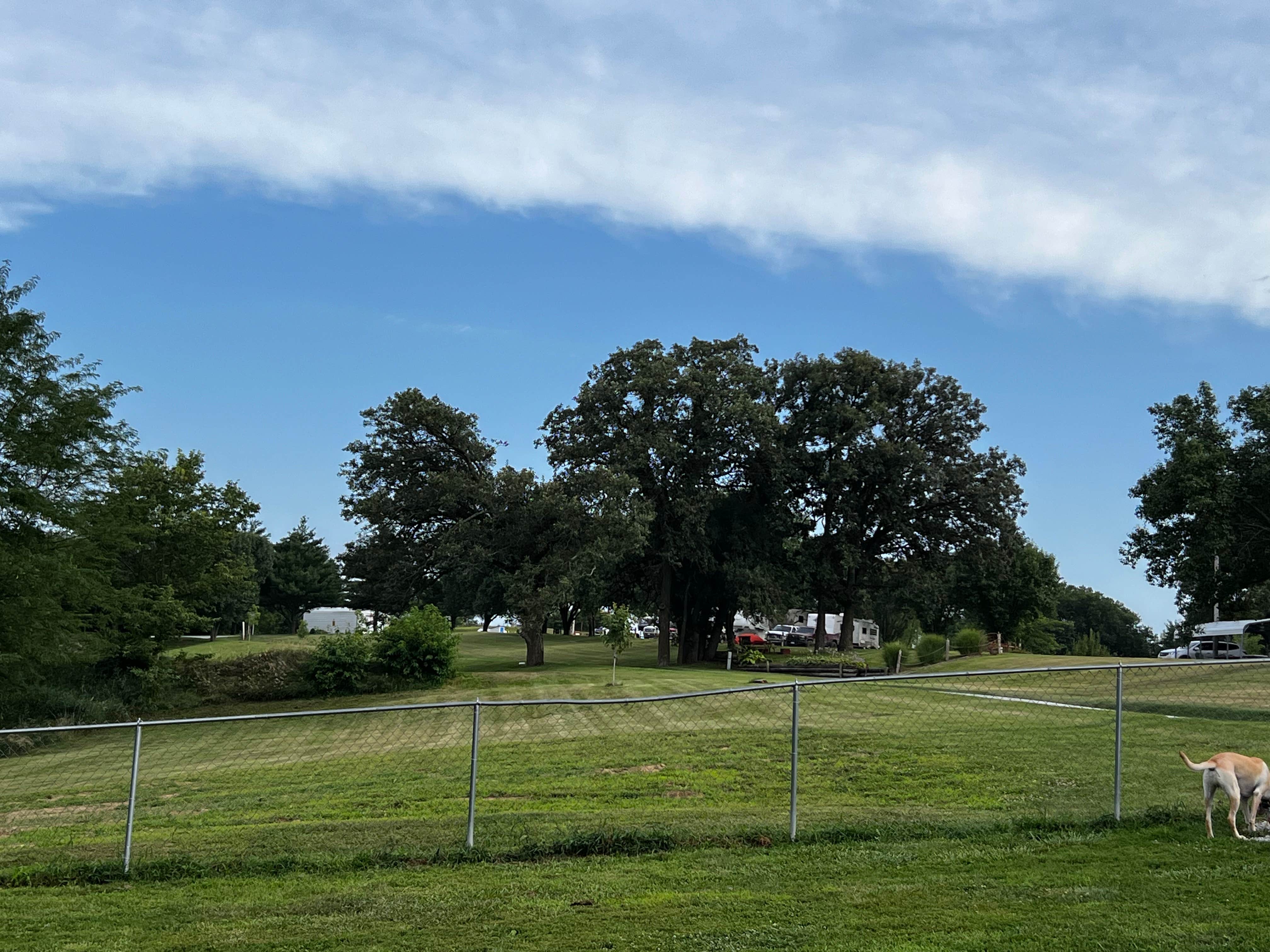 Maggie  C.'s photo of camping with pets at Victorian Acres RV Park & Campground near Louisville, NE