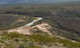 Camping near Beaver Dam Wash Dispersed Spot: Virgin River Camp, Littlefield, Arizona