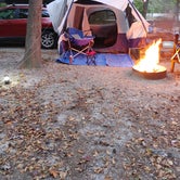 First Camp Fire at SUV tent