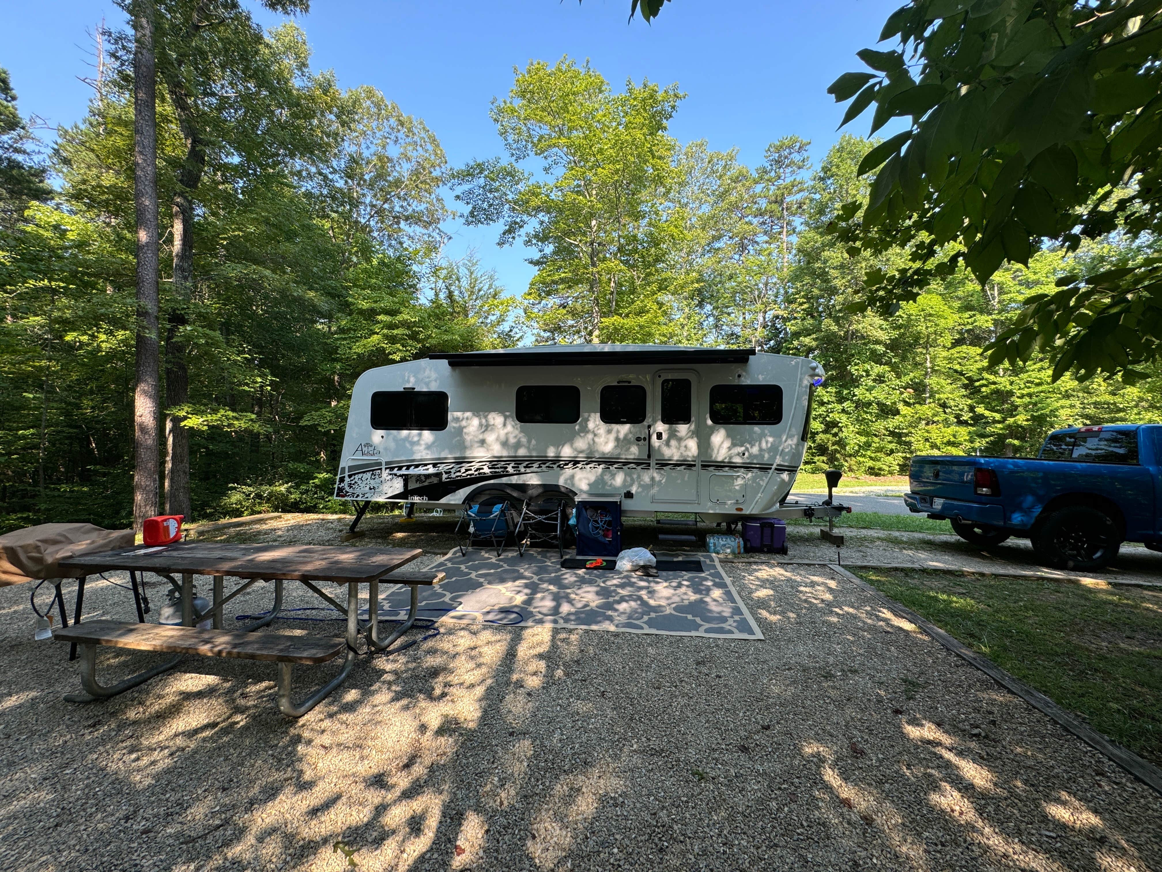 Jen T.'s photo of rv camping at Holliday Lake State Park Campground near Rice, VA
