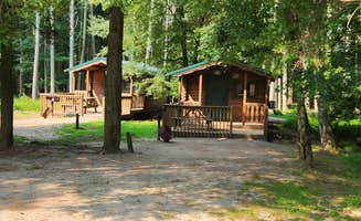 Nicole S.'s photo of glamping accommodations at Wading Pines Camping Resort near Haddonfield, NJ