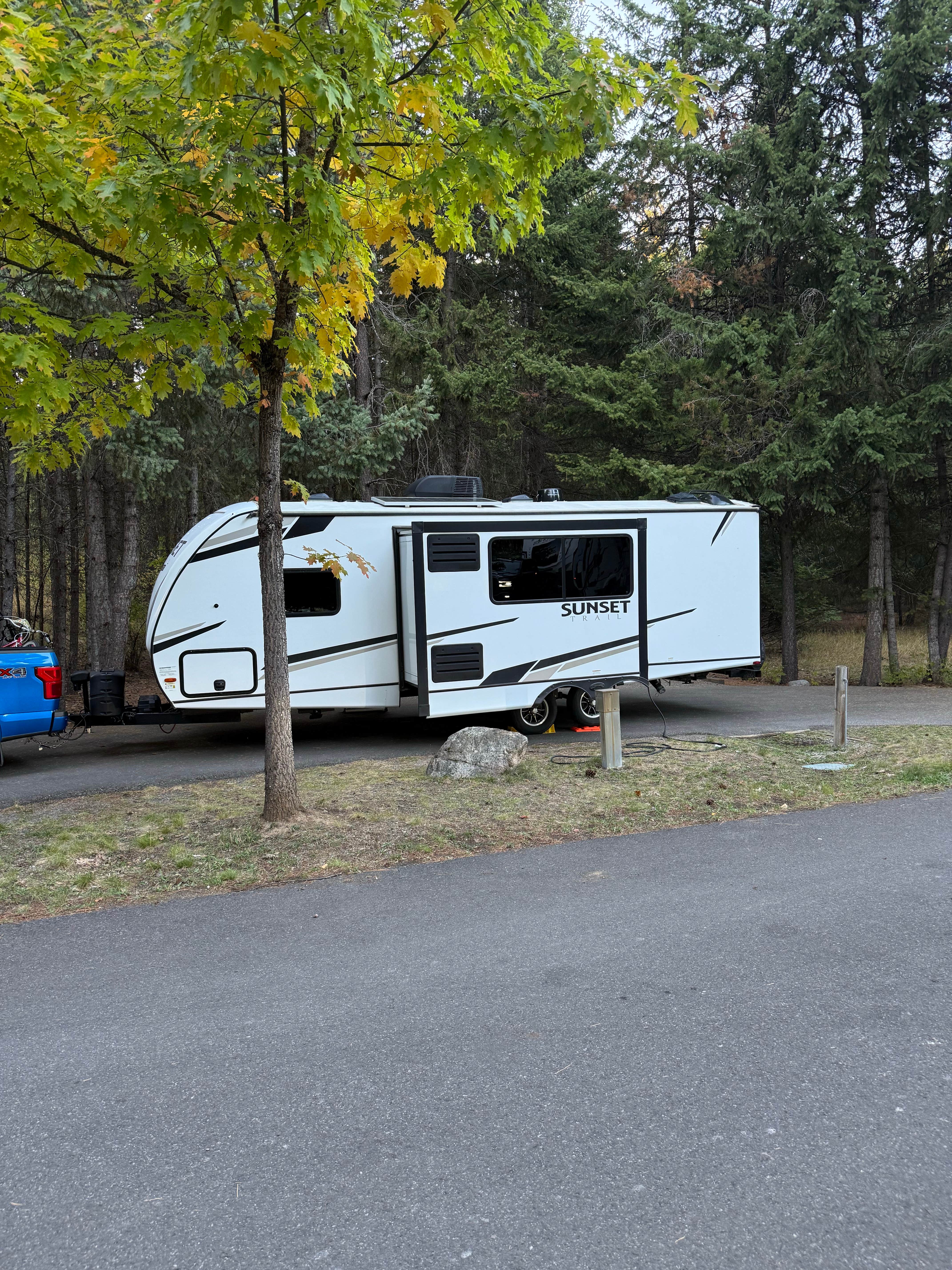 Derek S.'s photo of rv camping at Waldron Campground — Farragut State Park near Hope, ID