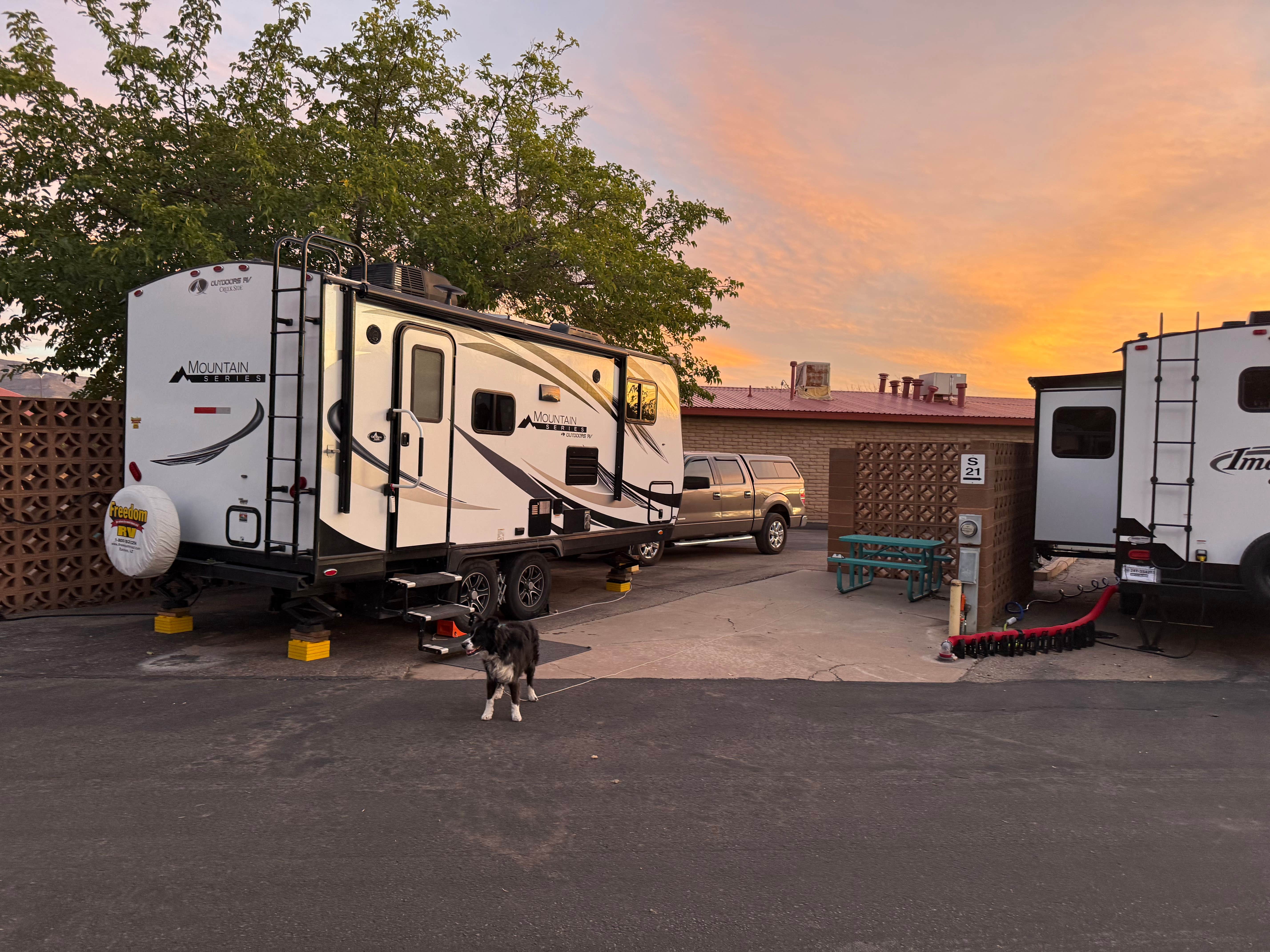Dallas W.'s photo of camping with pets at Walmart — Alamogordo Supercenter near Alamogordo, NM