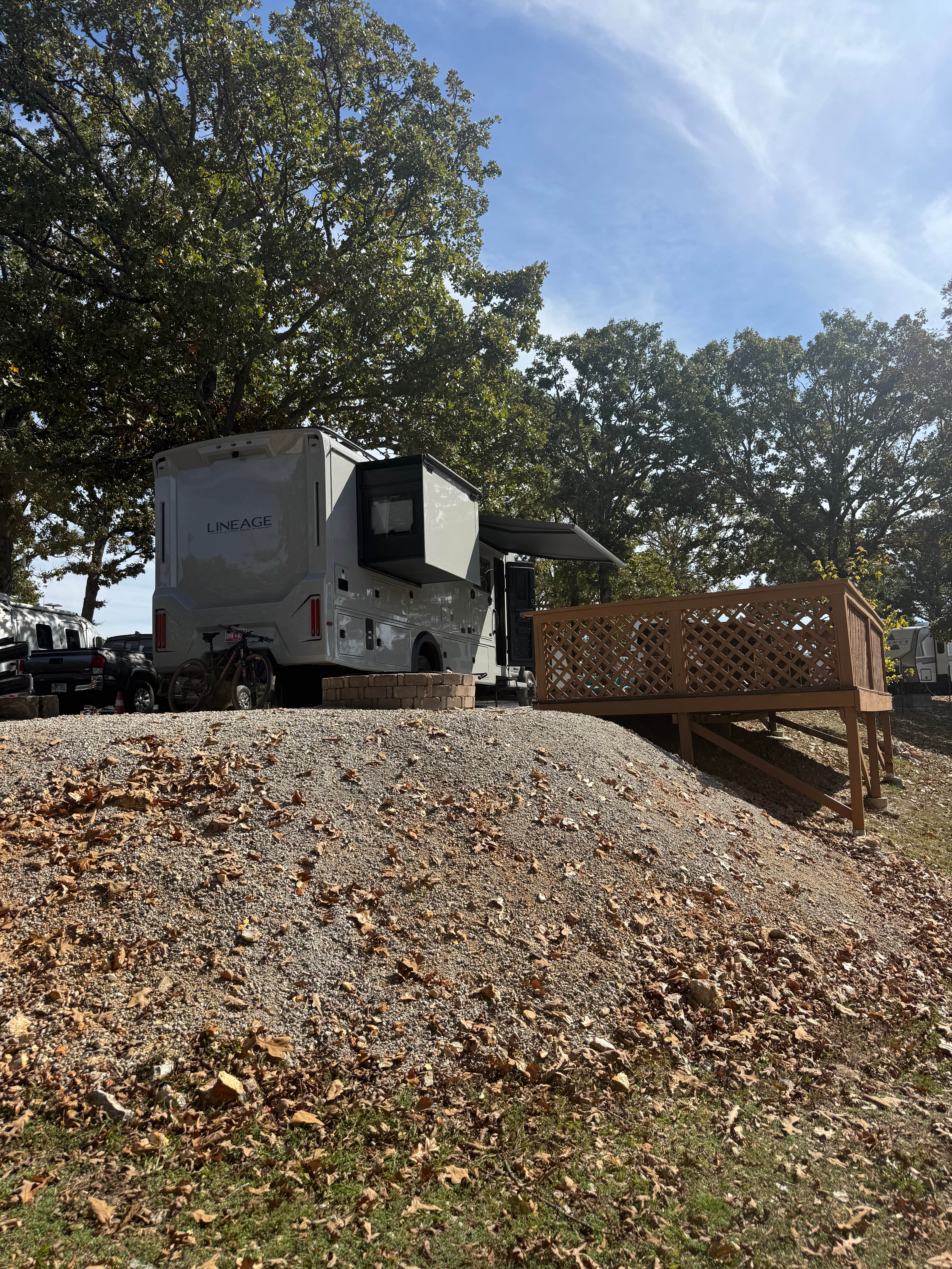 Chris A.'s photo of rv camping at Wanderlust RV Park near Golden, MO