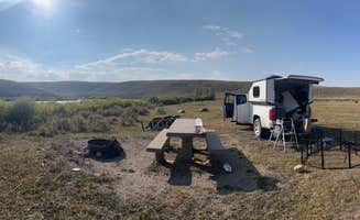 Mike C.'s photo of camping with pets at Warren Bridge Recreation Area Designated Dispersed Camping near Cora, WY