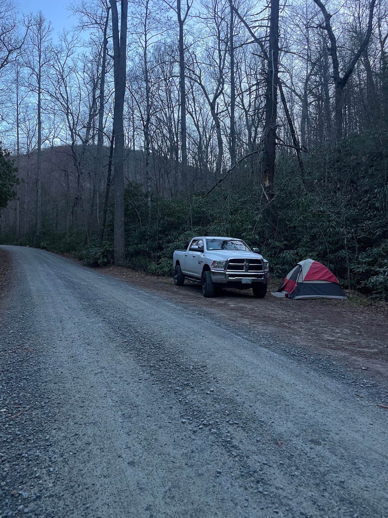 Jake C.'s photo of a dispersed camping area at Wash Creek Dispersed Pull-Off near Glendale, SC