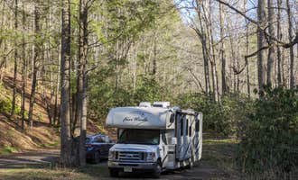 Camping near Lake Powhatan Campground: Wash Creek Dispersed Site #2, Mills River, North Carolina