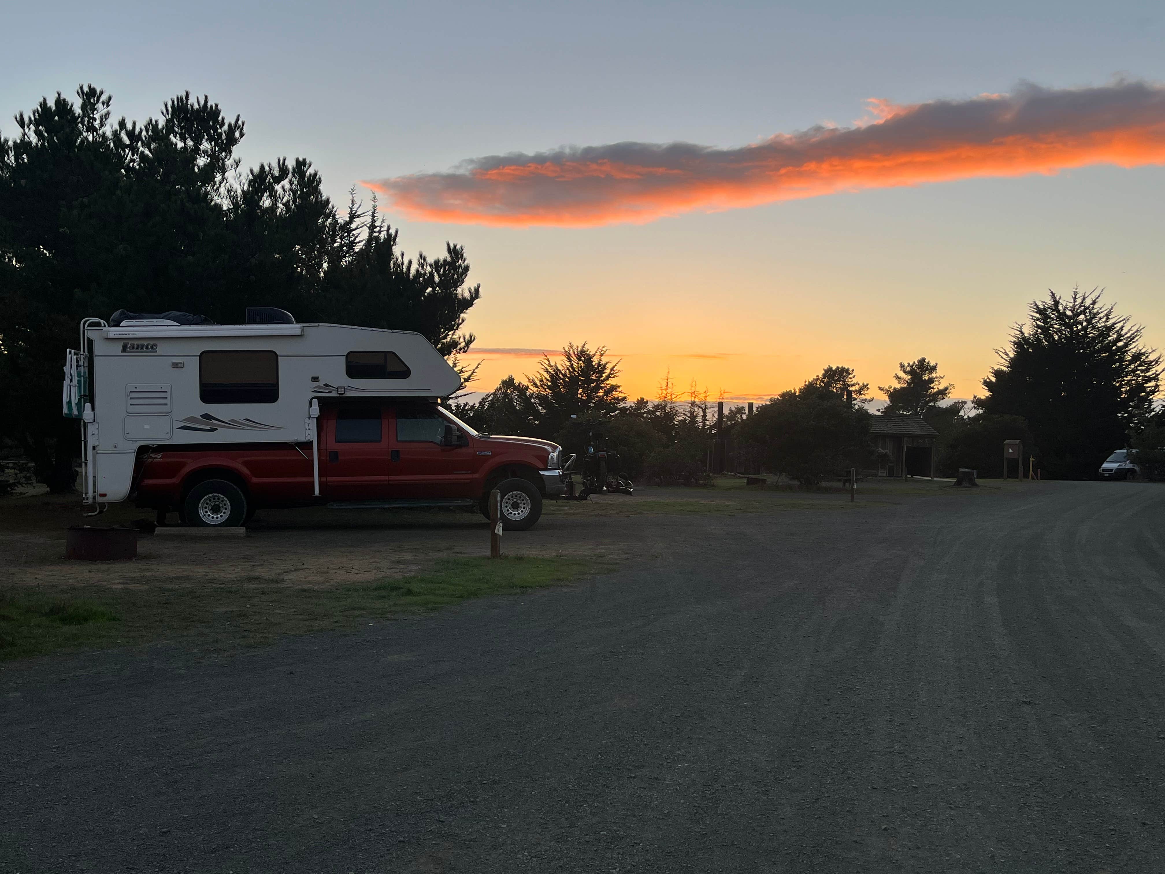 Curious Compass B.'s photo of rv camping at Washburn Primitive Campground — Hearst San Simeon State Park near Fort Hunter Liggett, CA
