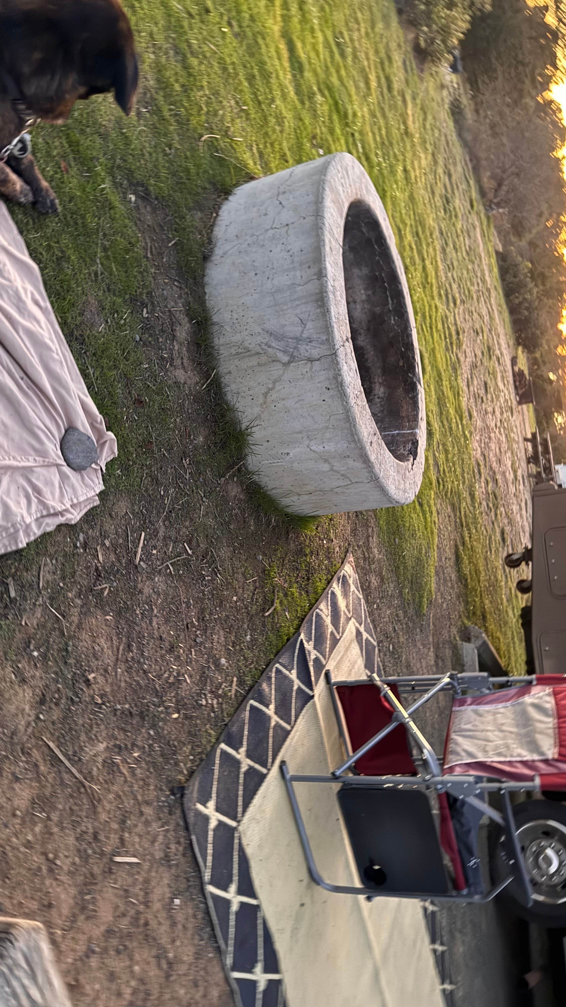 dond's photo of camping with pets at Washburn Primitive Campground — Hearst San Simeon State Park near Cambria, CA