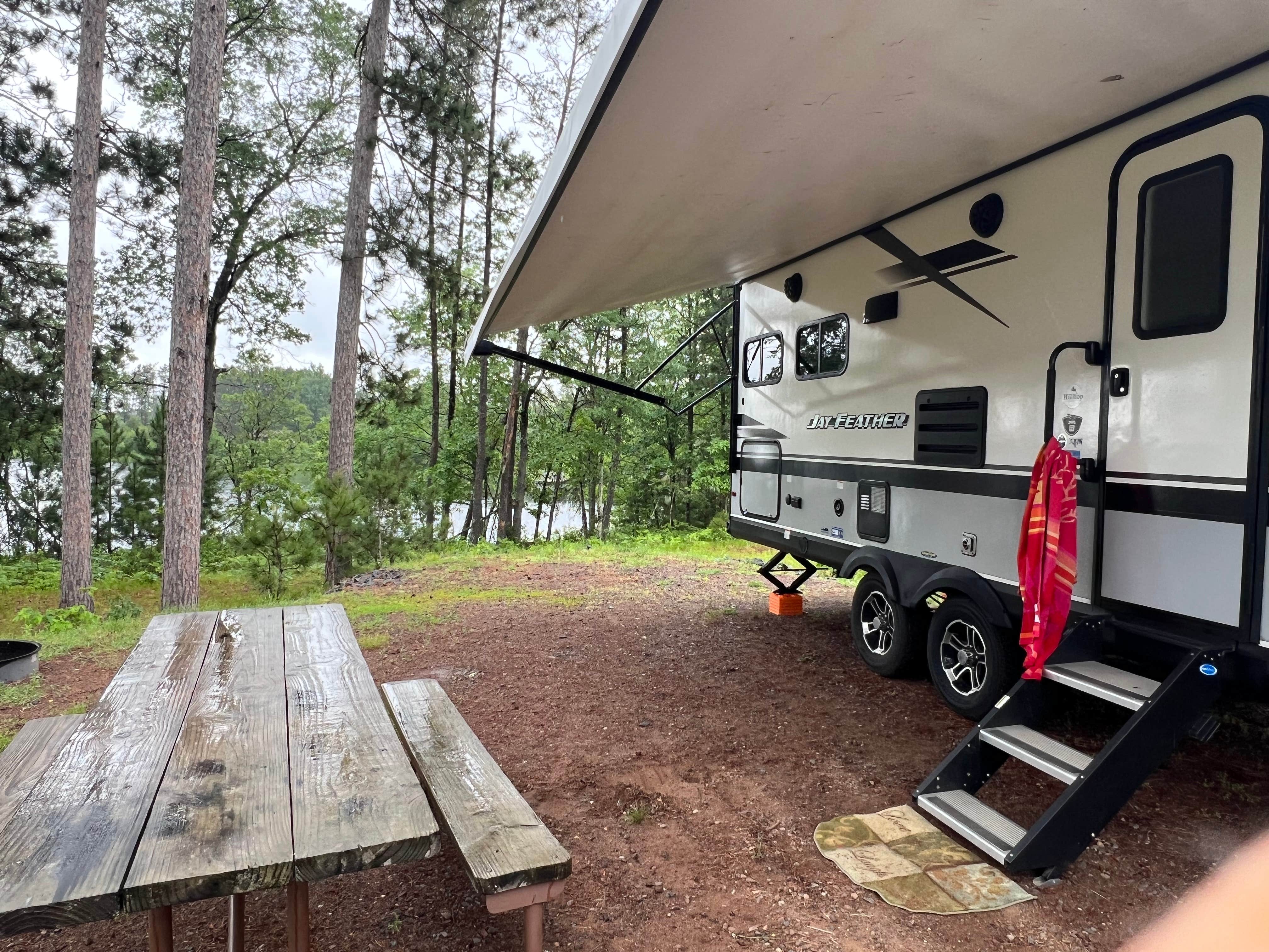 Deb M.'s photo of rv camping at Washburn County Totogatic Park near Stone Lake, WI