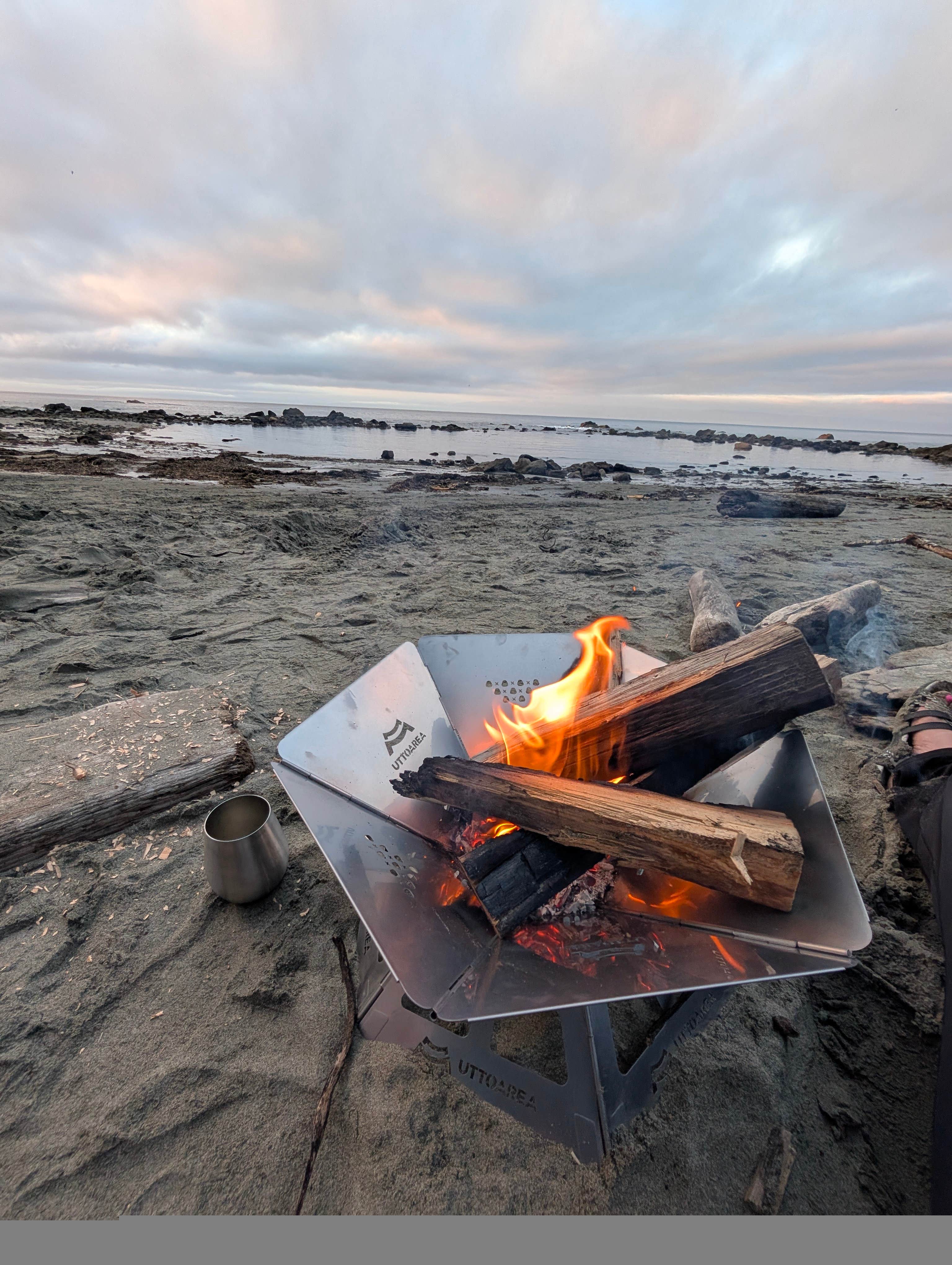Camping near Shi Shi Beach — Olympic National Park: Washington Beach Pulloff, Neah Bay, Washington