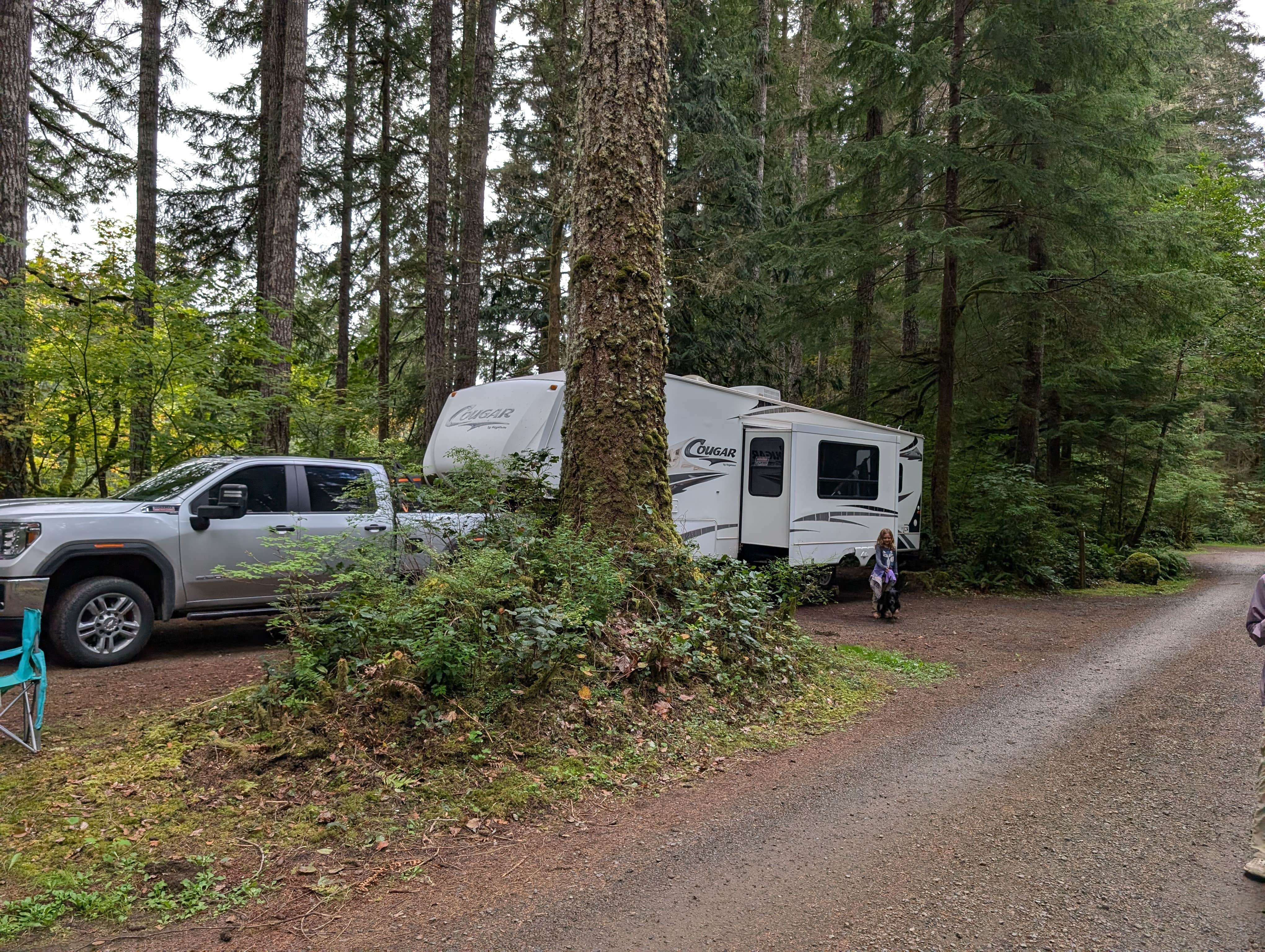 Natalie B.'s photo of rv camping at Bear Creek - State Forest near Beaver, WA